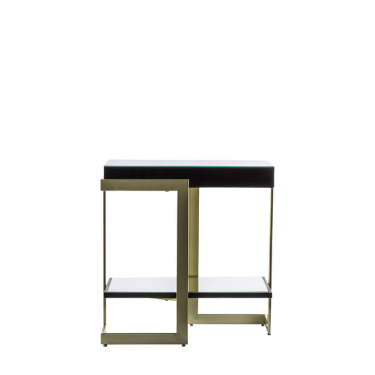 Ardella Side Table Black / Gold