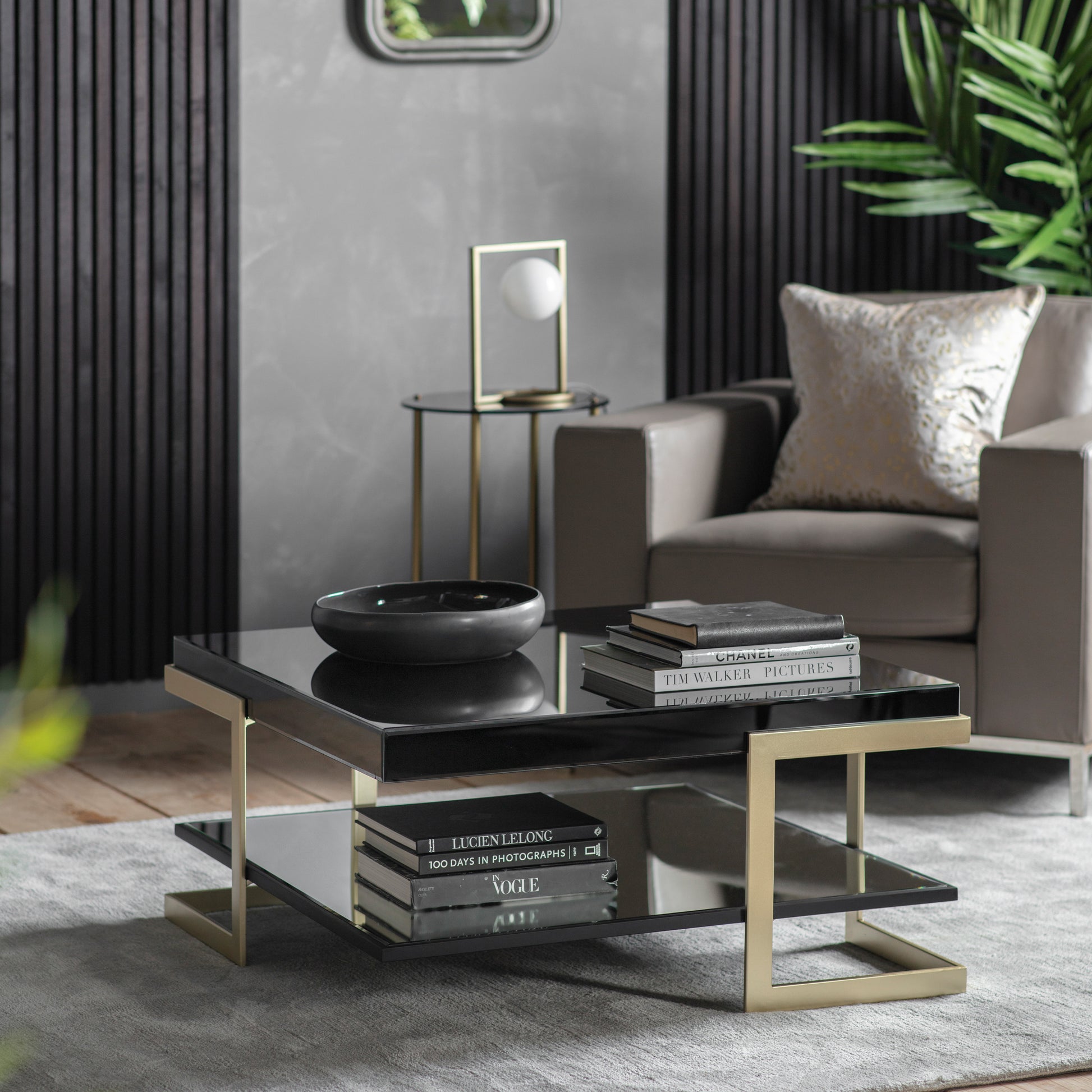 Ardella Coffee Table Black / Gold