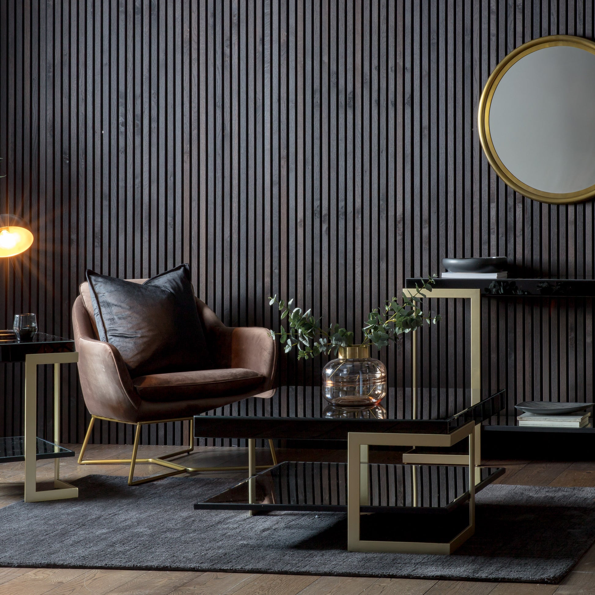 Ardella Coffee Table Black / Gold