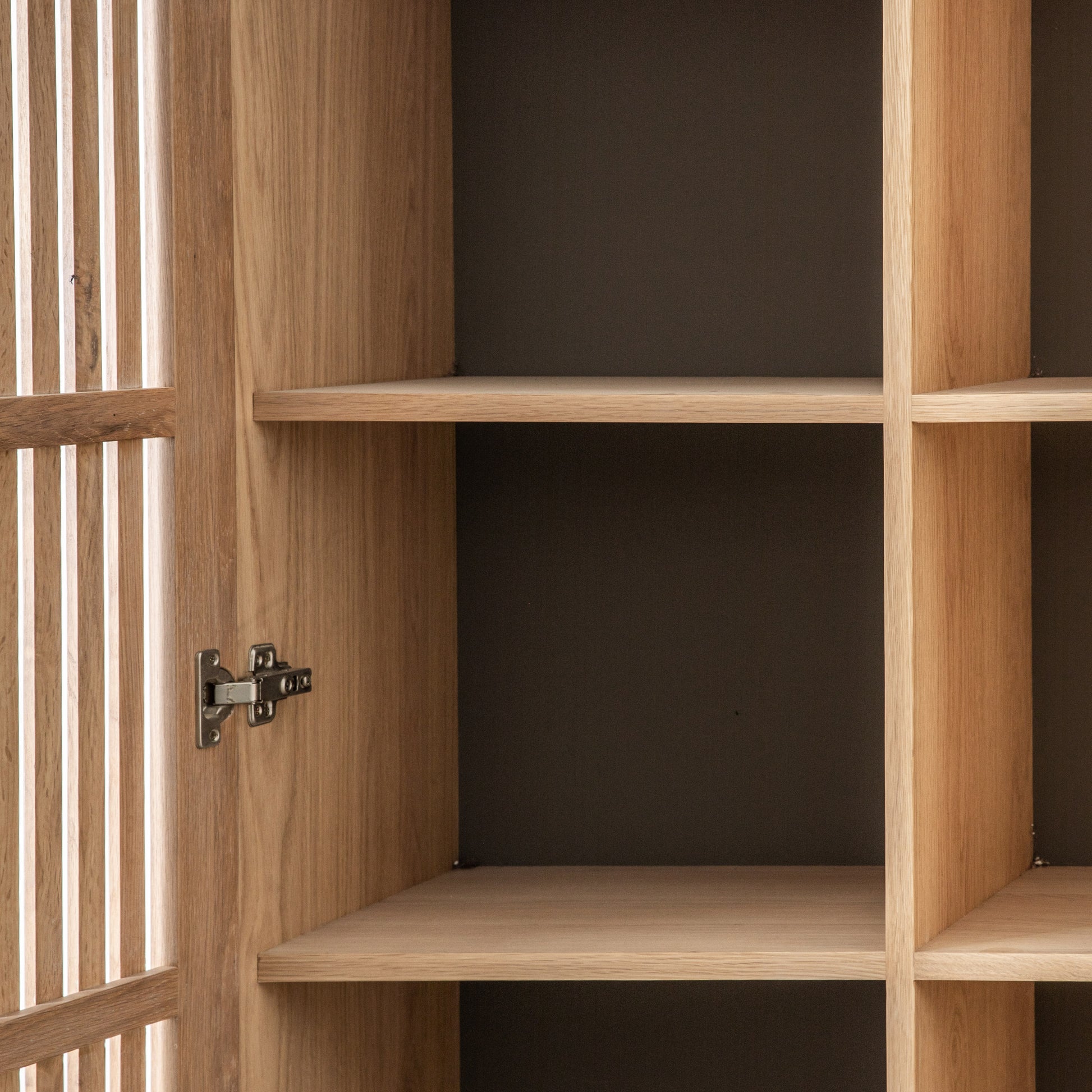 Okayama 2 Door Cocktail Cabinet Oak