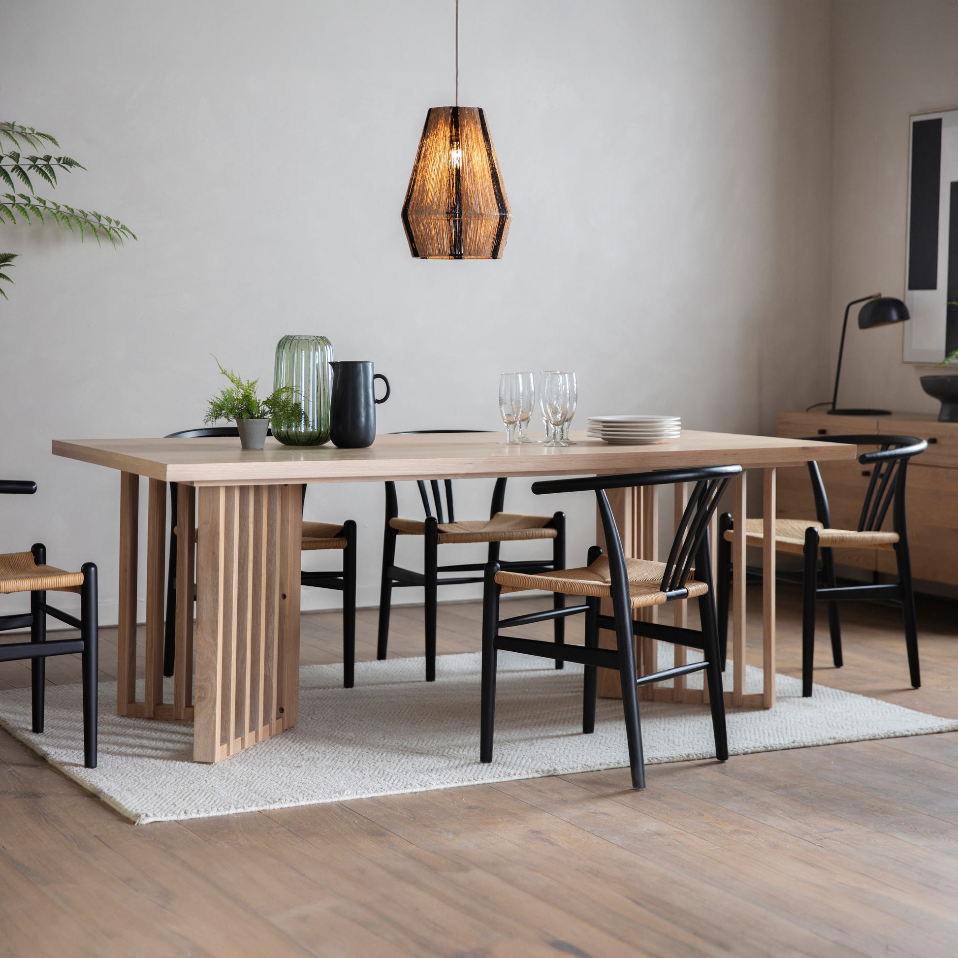 Okayama Dining Table Oak Large