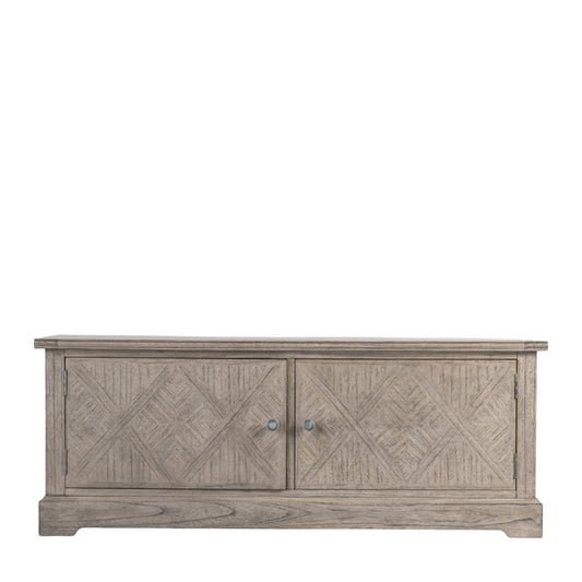 Mustique 2 Door Media Unit Natural