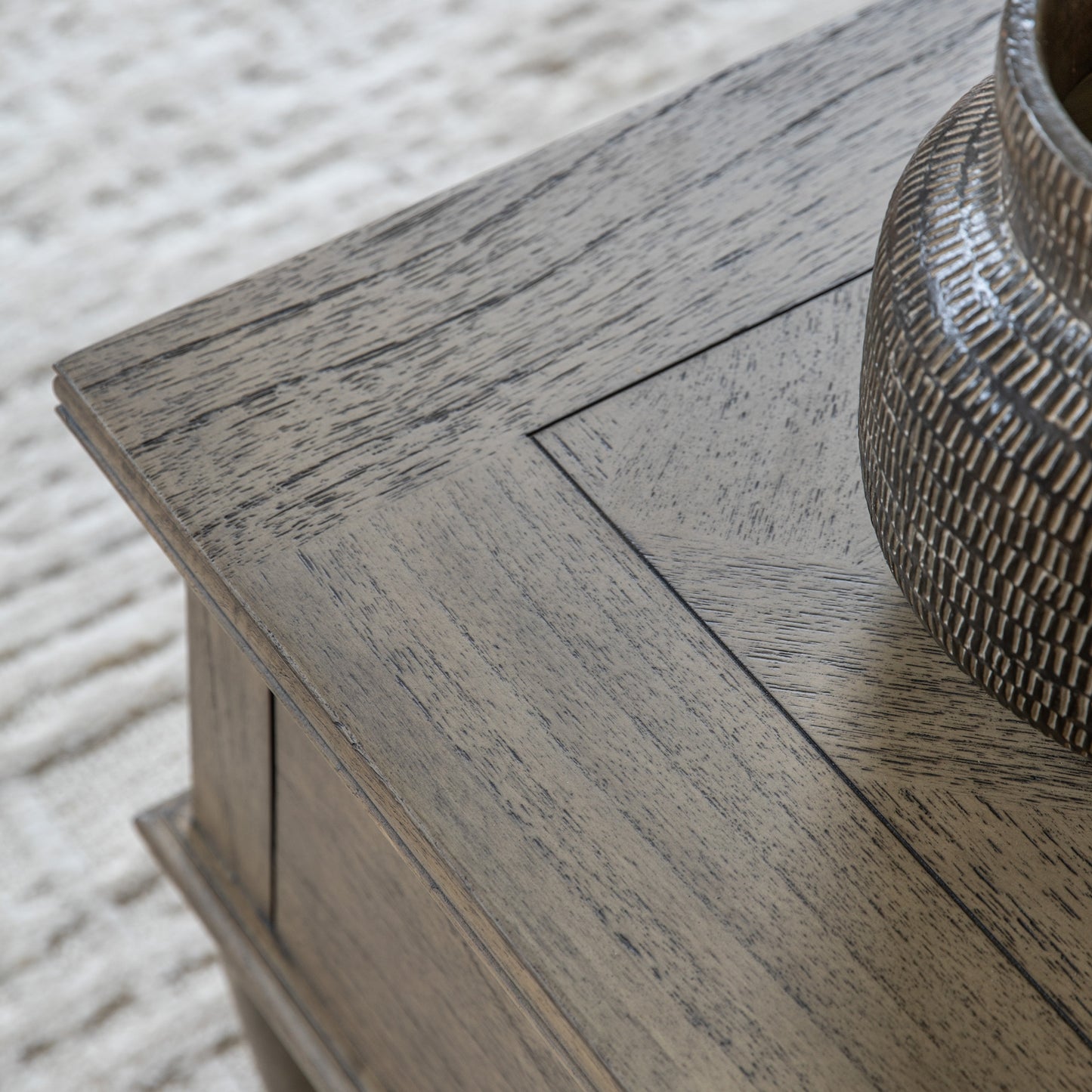 Mustique Push Drawer Coffee Table Natural