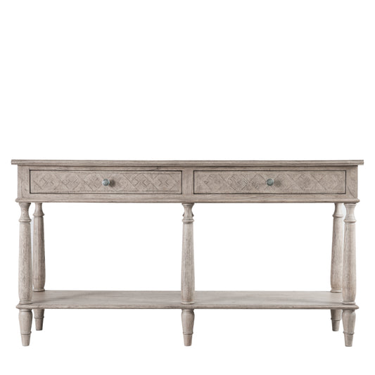 Mustique 2 Drawer Console Table Natural