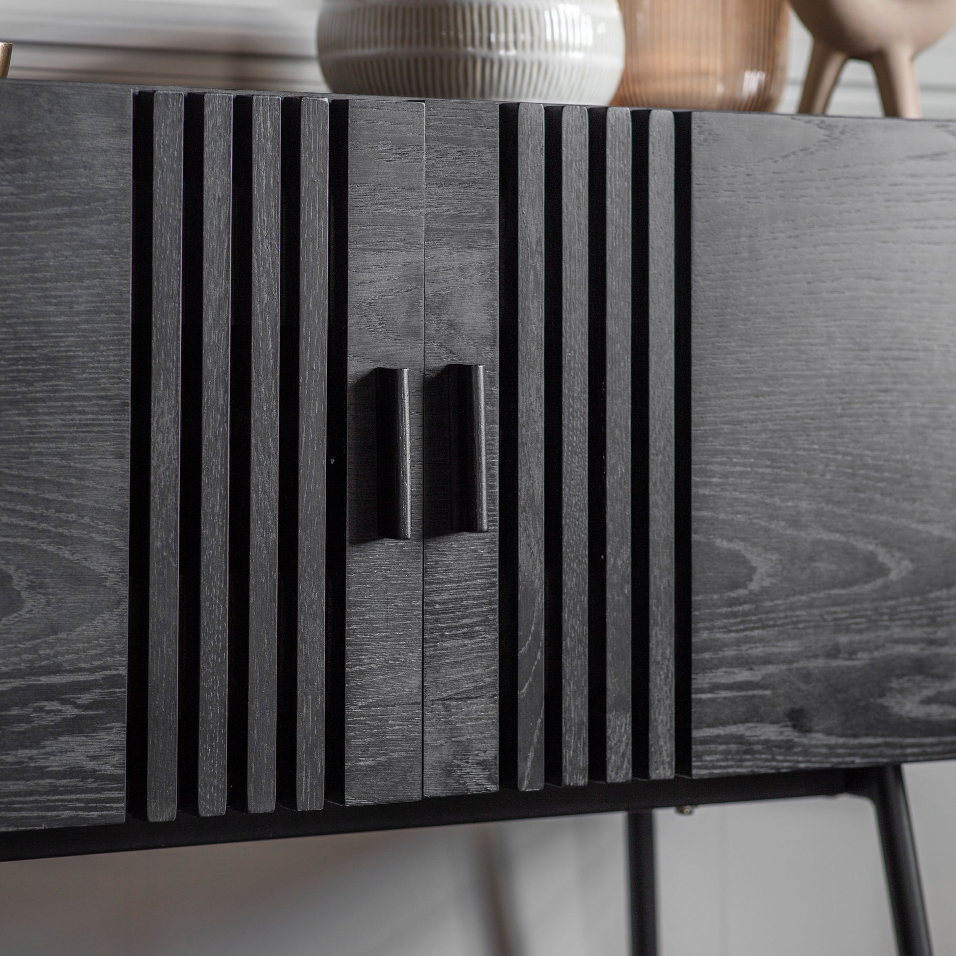 Holsen 2 Door Sideboard Black