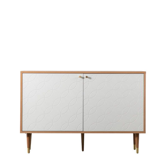 Newbury 2 Door Cabinet Oak White Oak