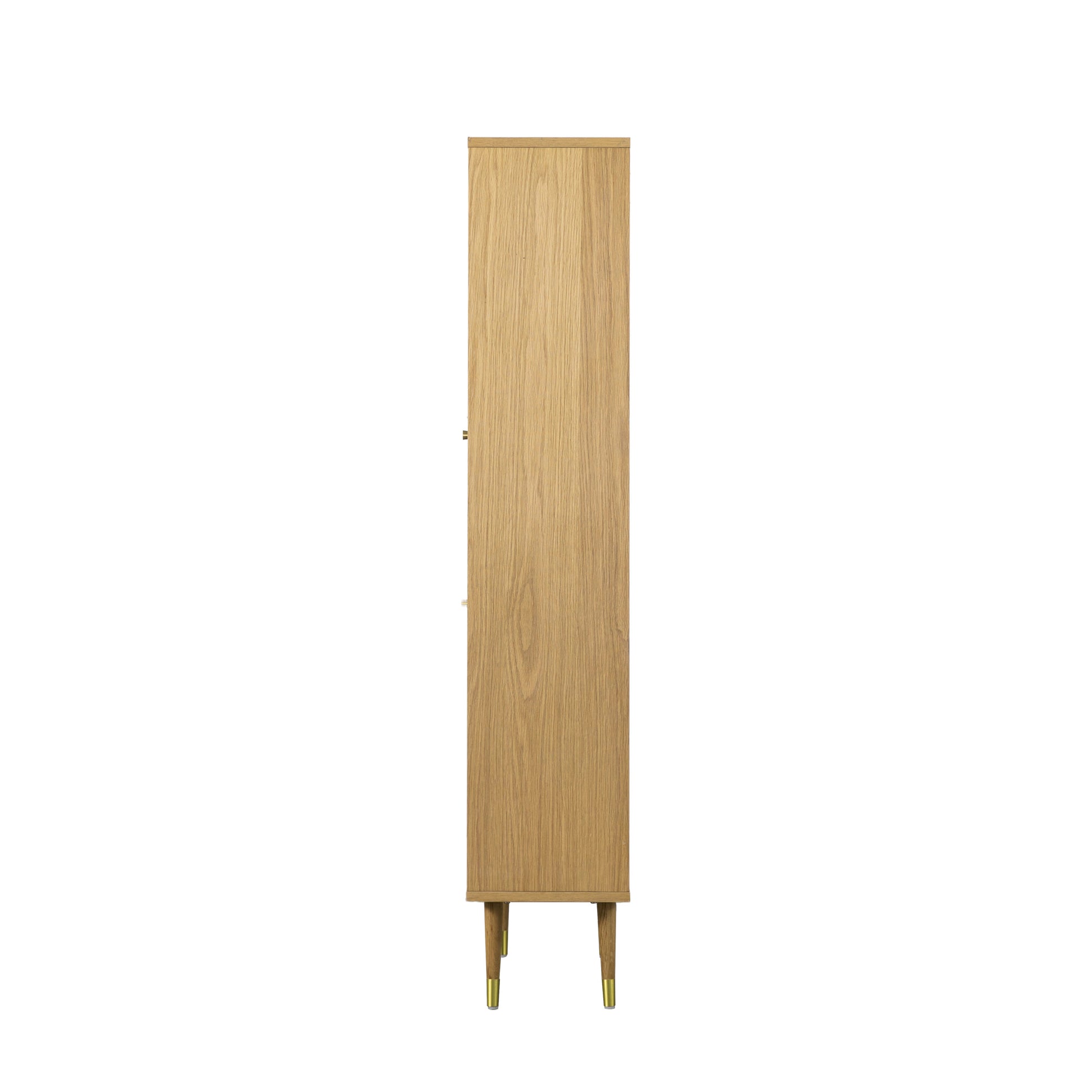 Newbury Display Unit Oak Grey Grey / Oak