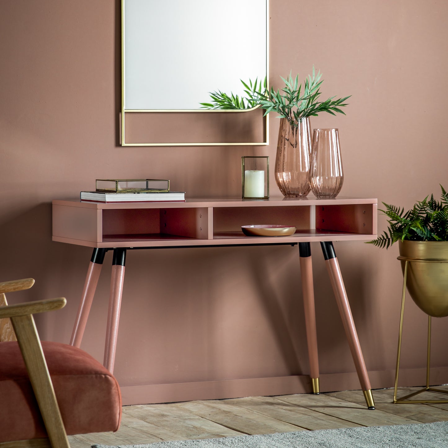 Holbrook Console Table Pink
