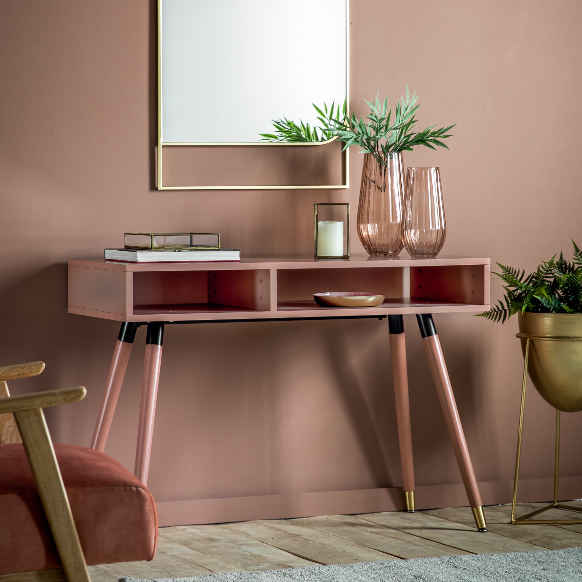 Holbrook Console Table Pink