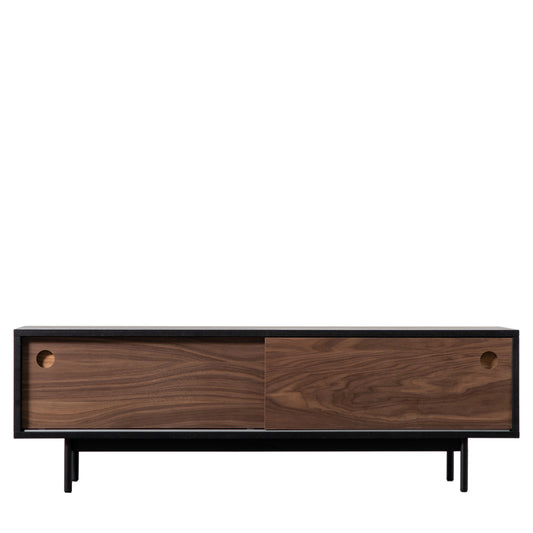Barbican Media Unit Black / Walnut