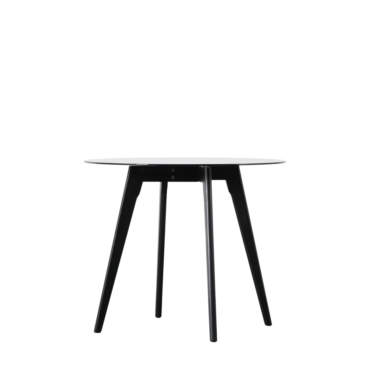 Blair Round Dining Table Black