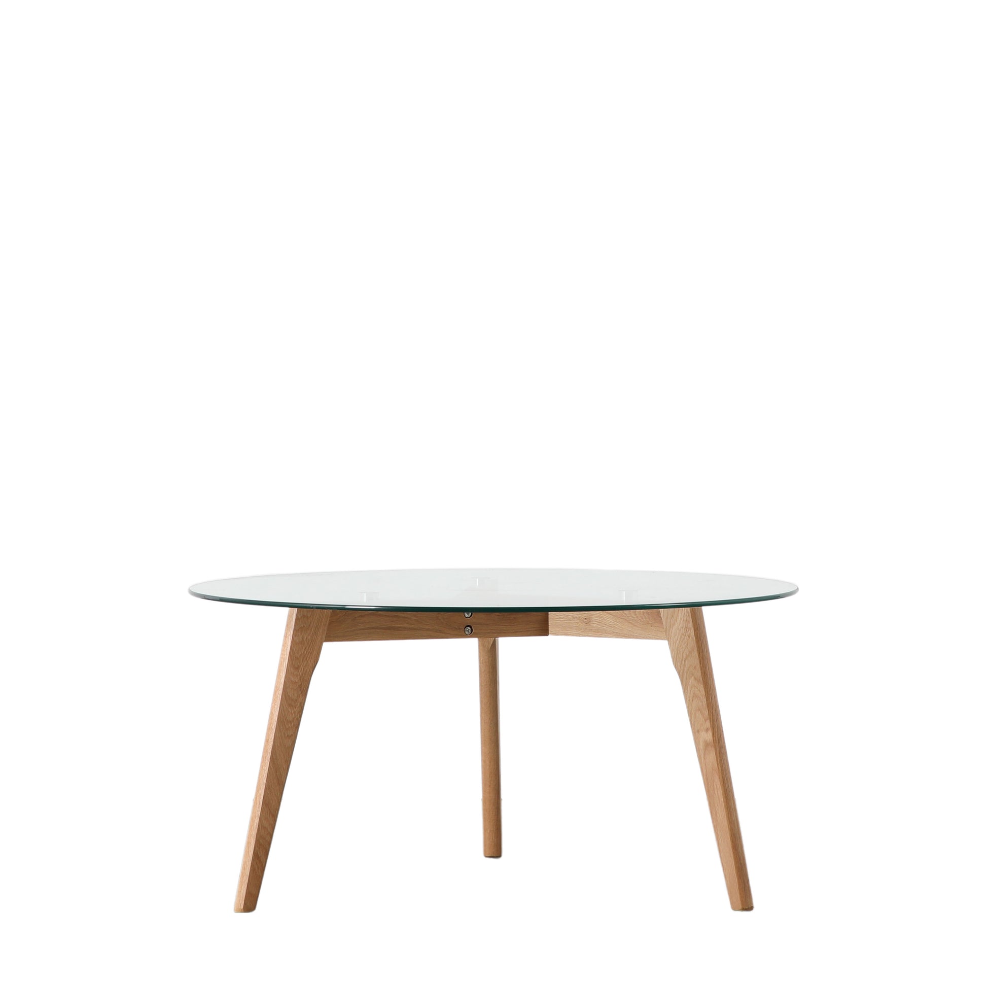 Blair Round Coffee Table Oak