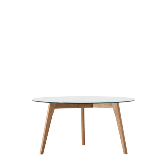 Blair Round Coffee Table Oak