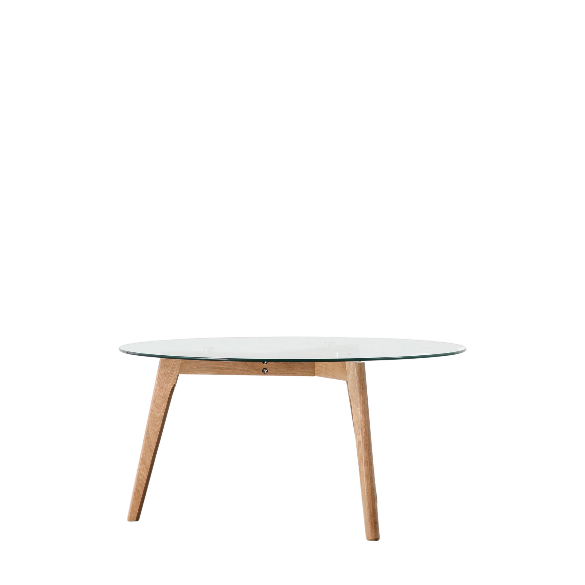 Blair Round Coffee Table Oak