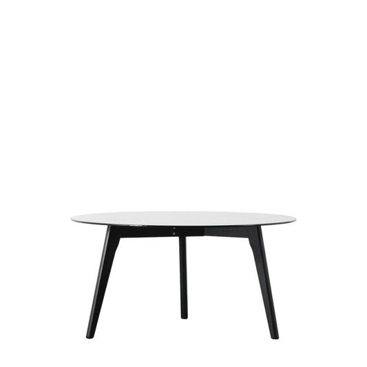 Blair Round Coffee Table Black