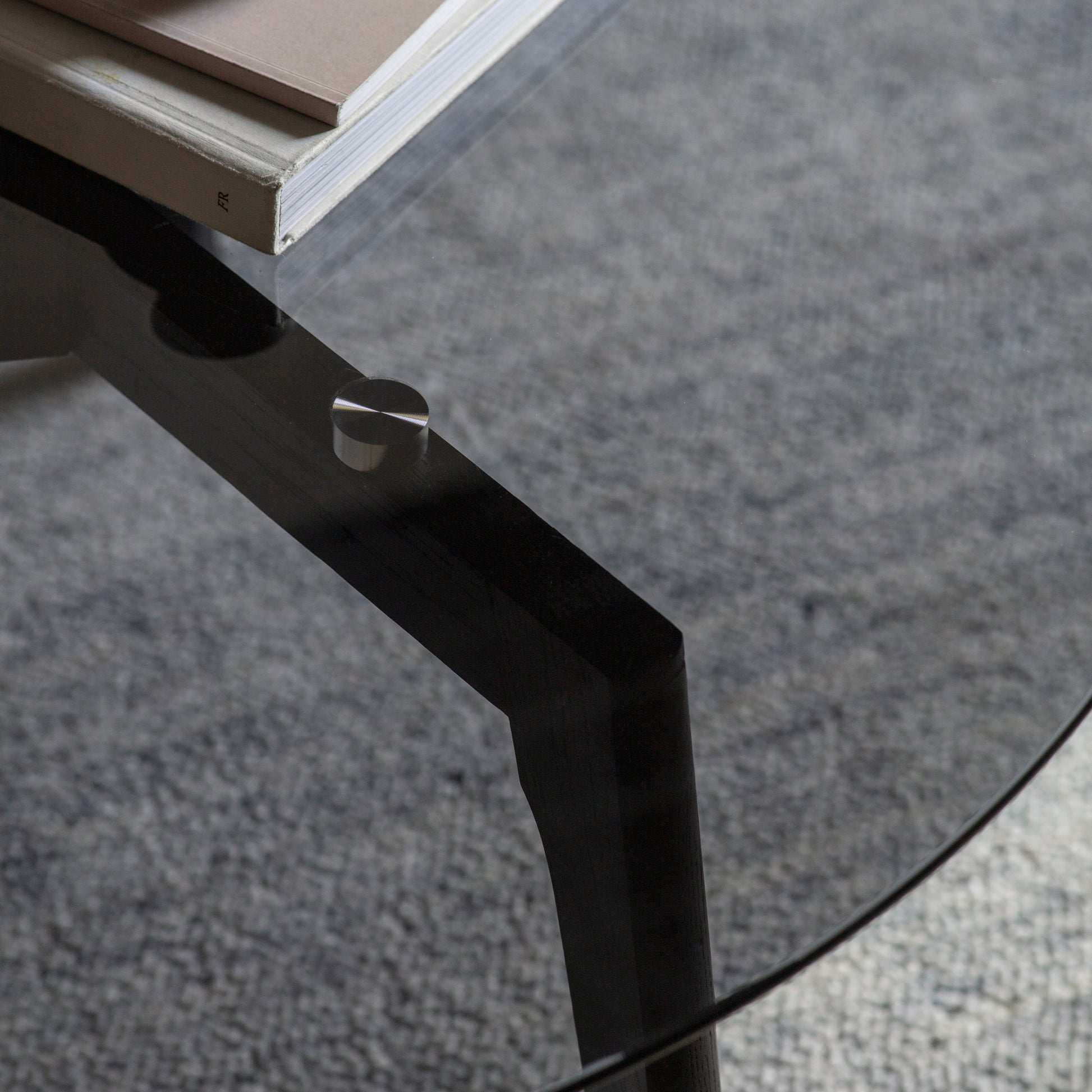 Blair Round Coffee Table Black