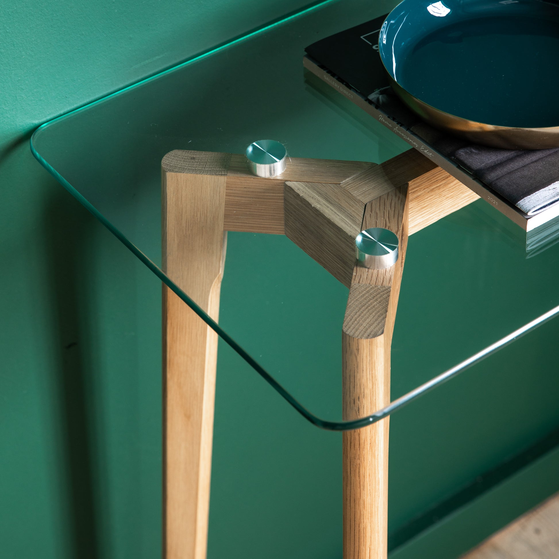 Blair Console Table Oak Clear / Natural