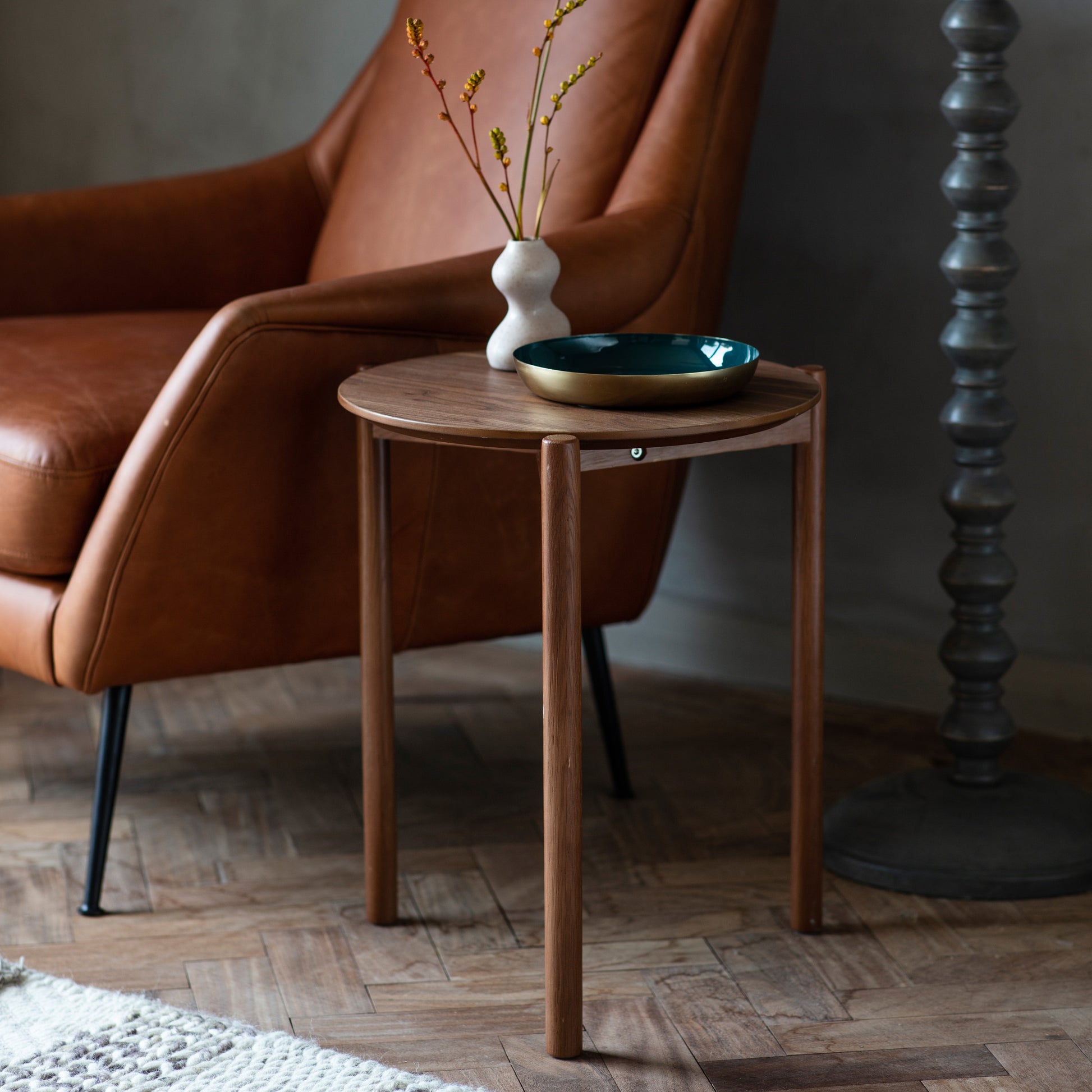 Burley Side Table Walnut