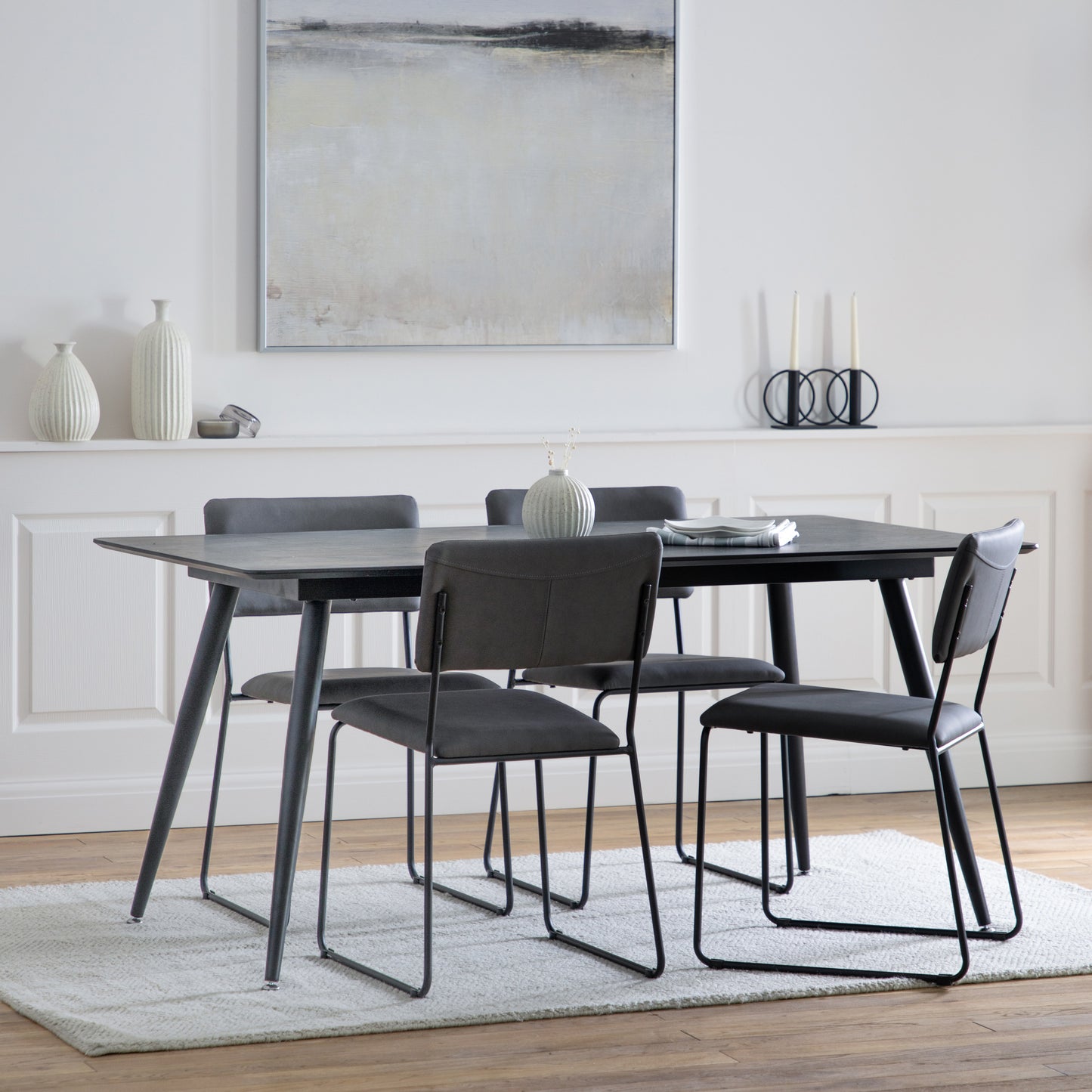 Astley Dining Table Black