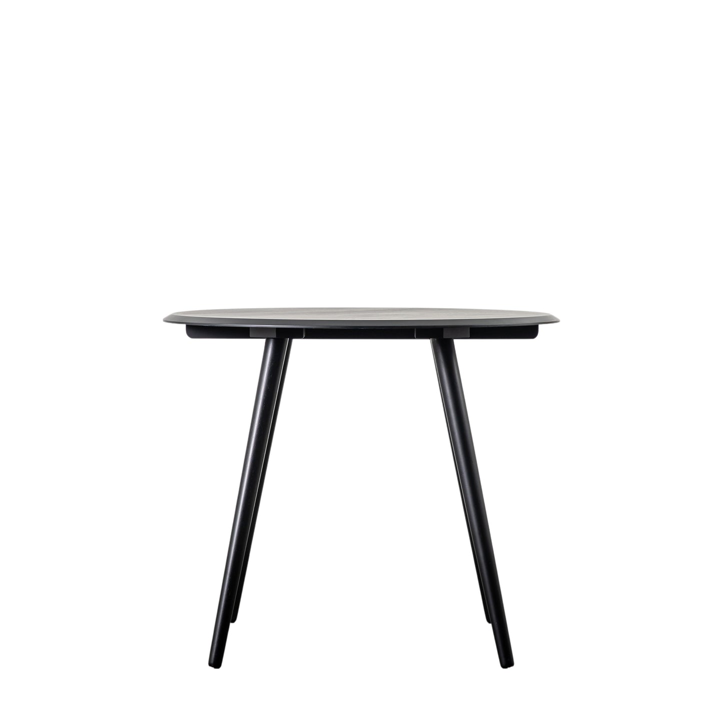 Maddox Round Dining Table Black