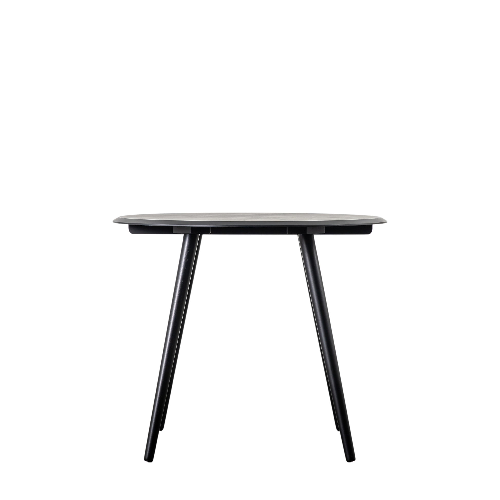 Maddox Round Dining Table Black