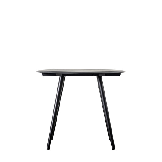 Maddox Round Dining Table Black