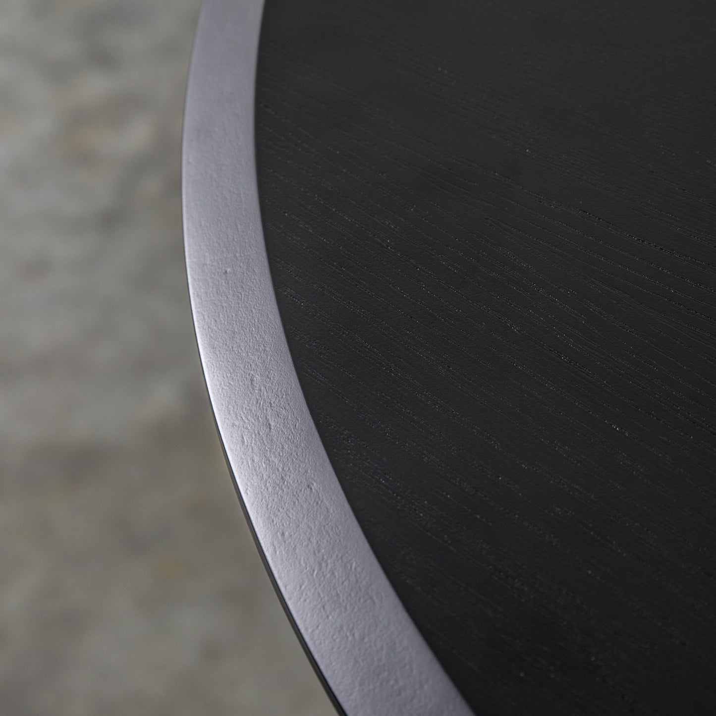 Maddox Round Dining Table Black