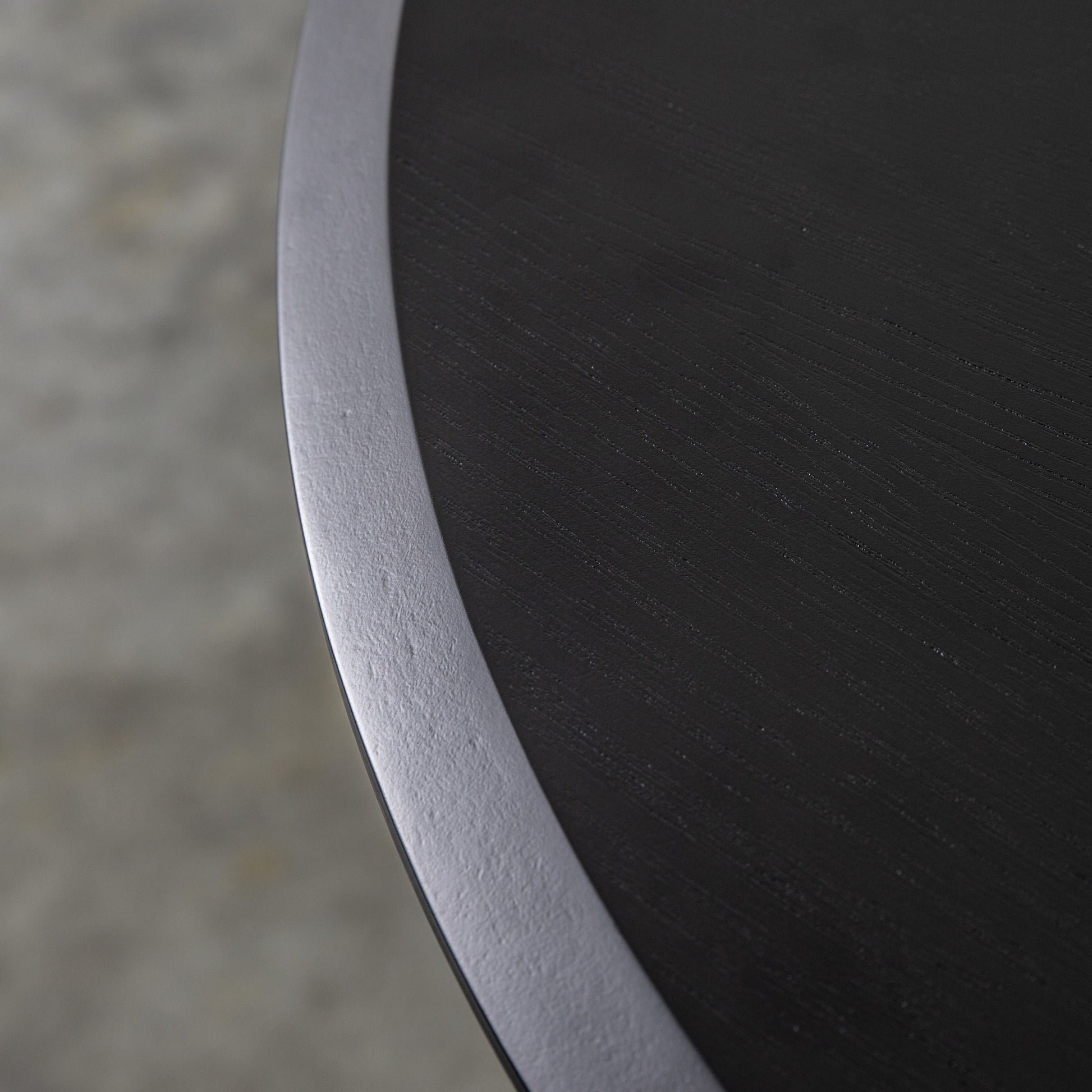 Maddox Round Dining Table Black