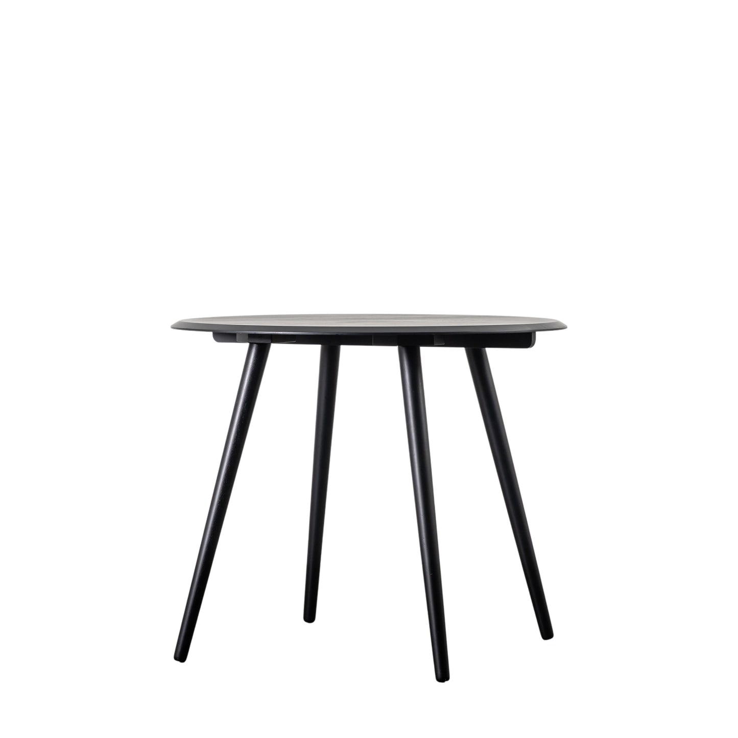 Maddox Round Dining Table Black