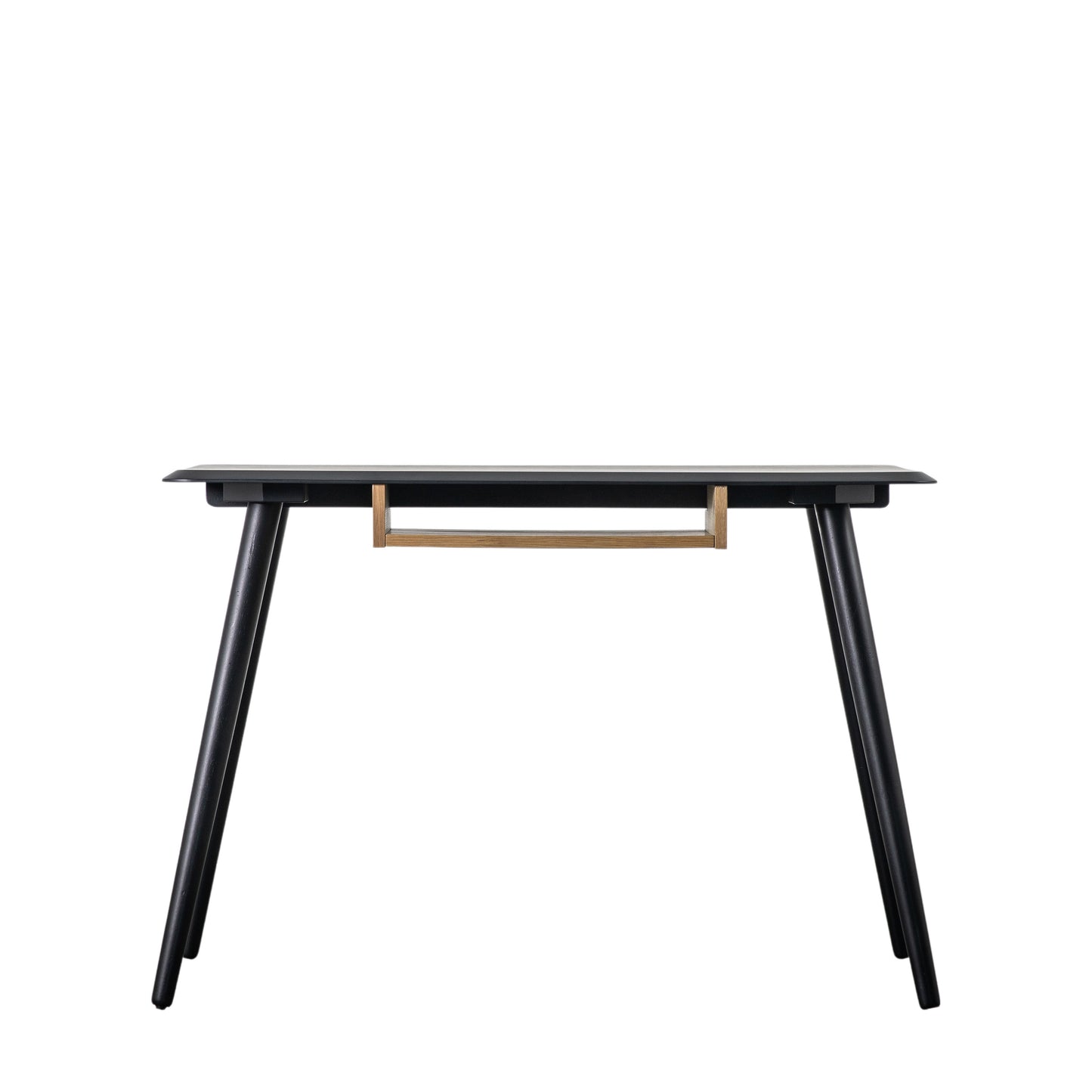 Maddox Desk with Shelf Black