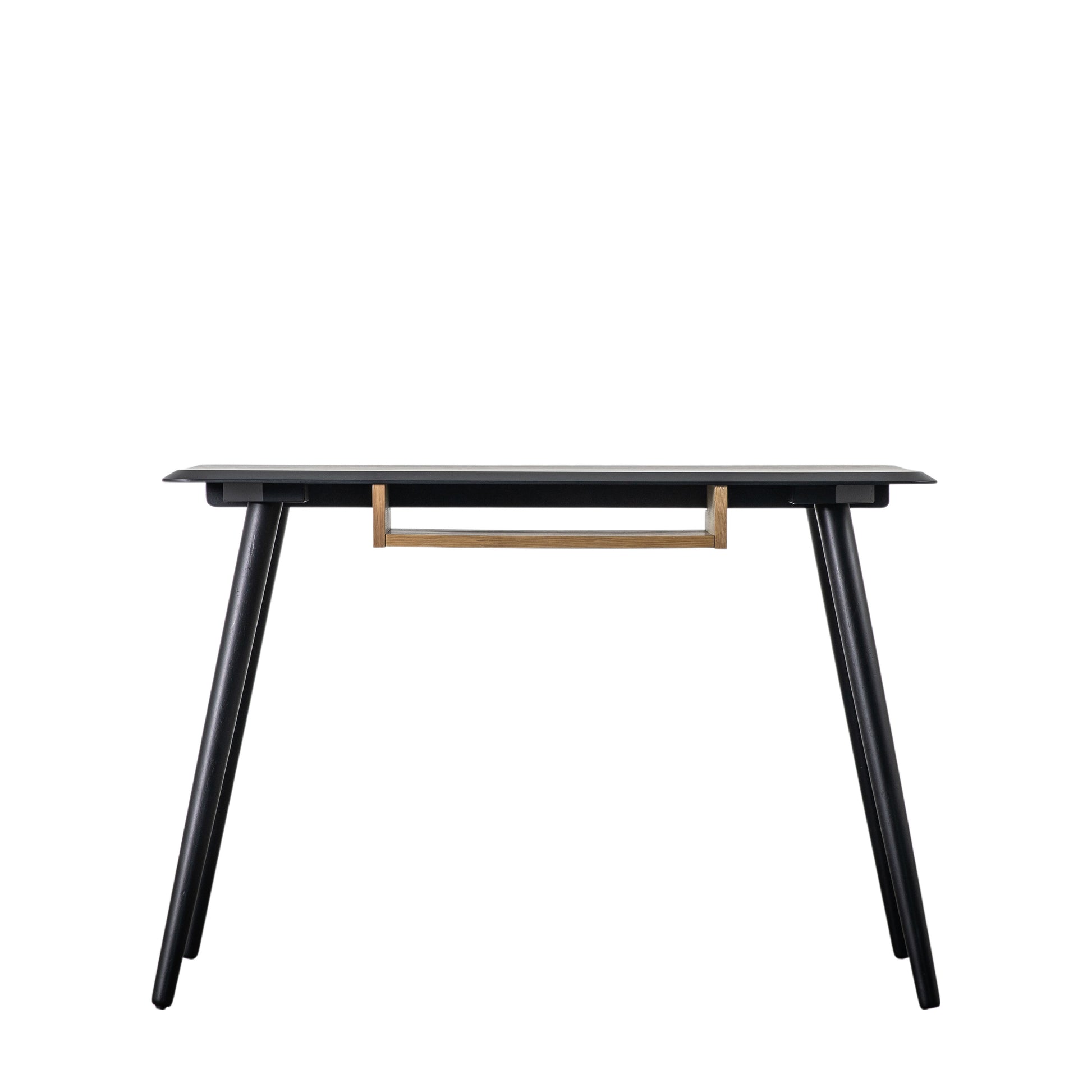 Maddox Desk with Shelf Black