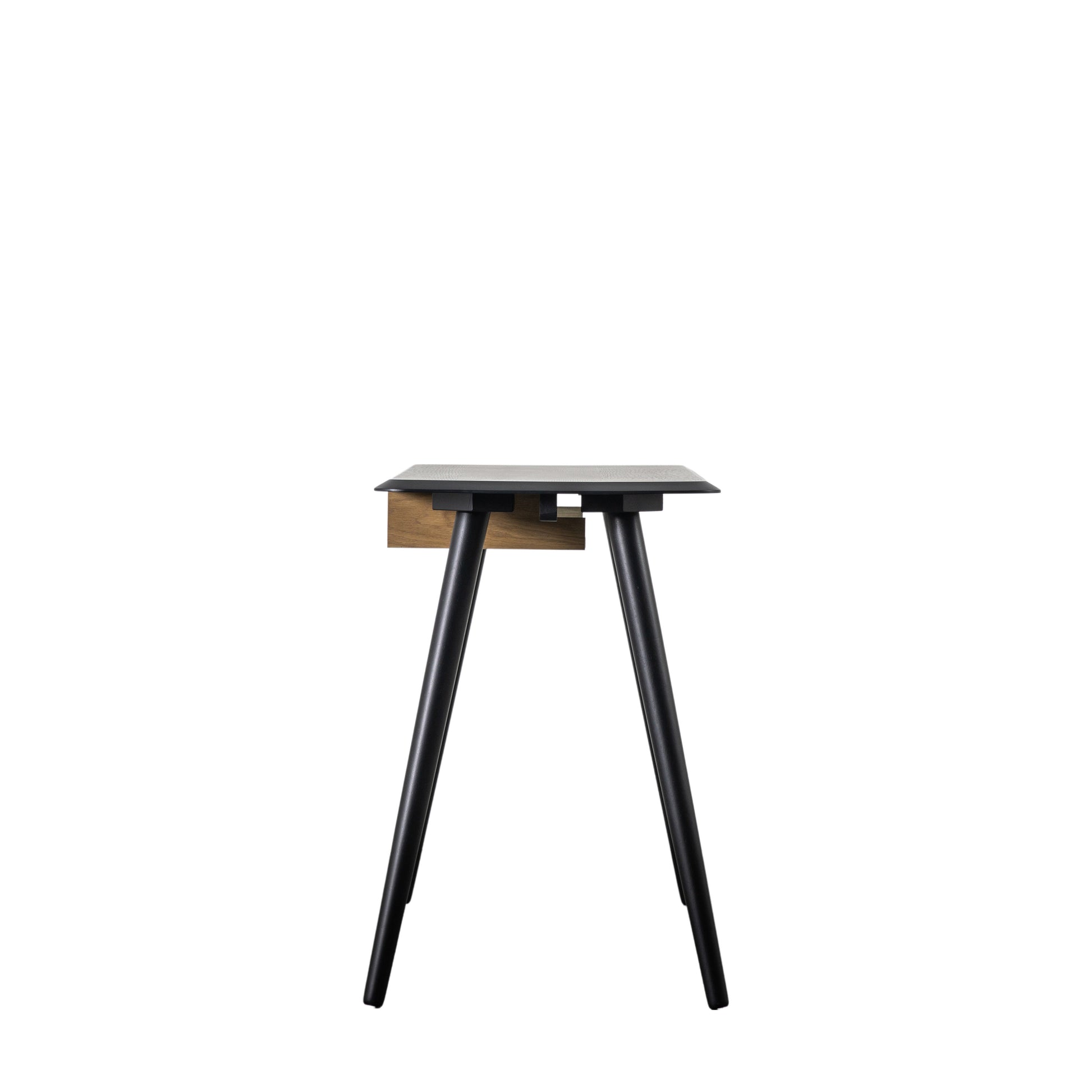 Maddox Desk with Shelf Black