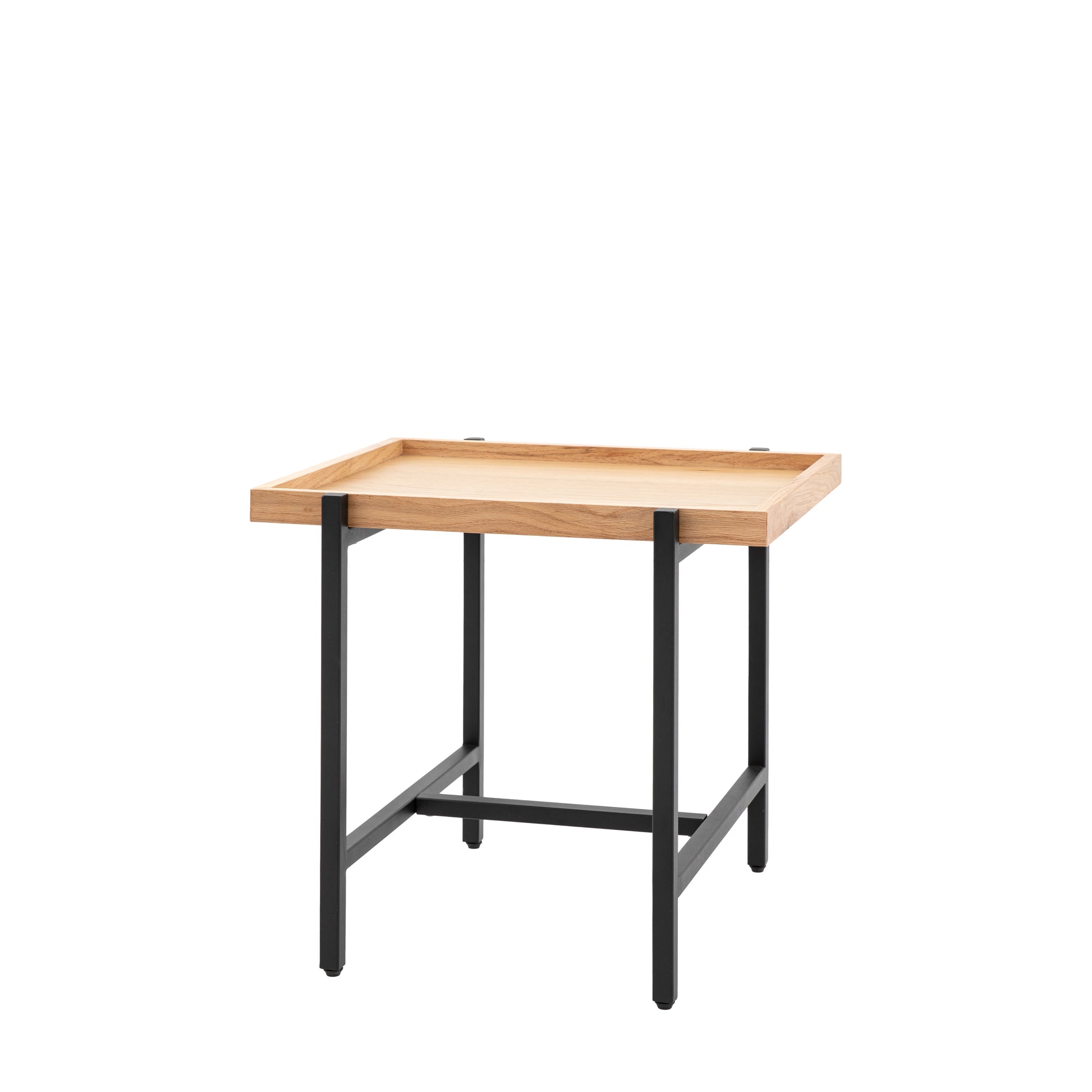 Torrington Side Table Black / Natural
