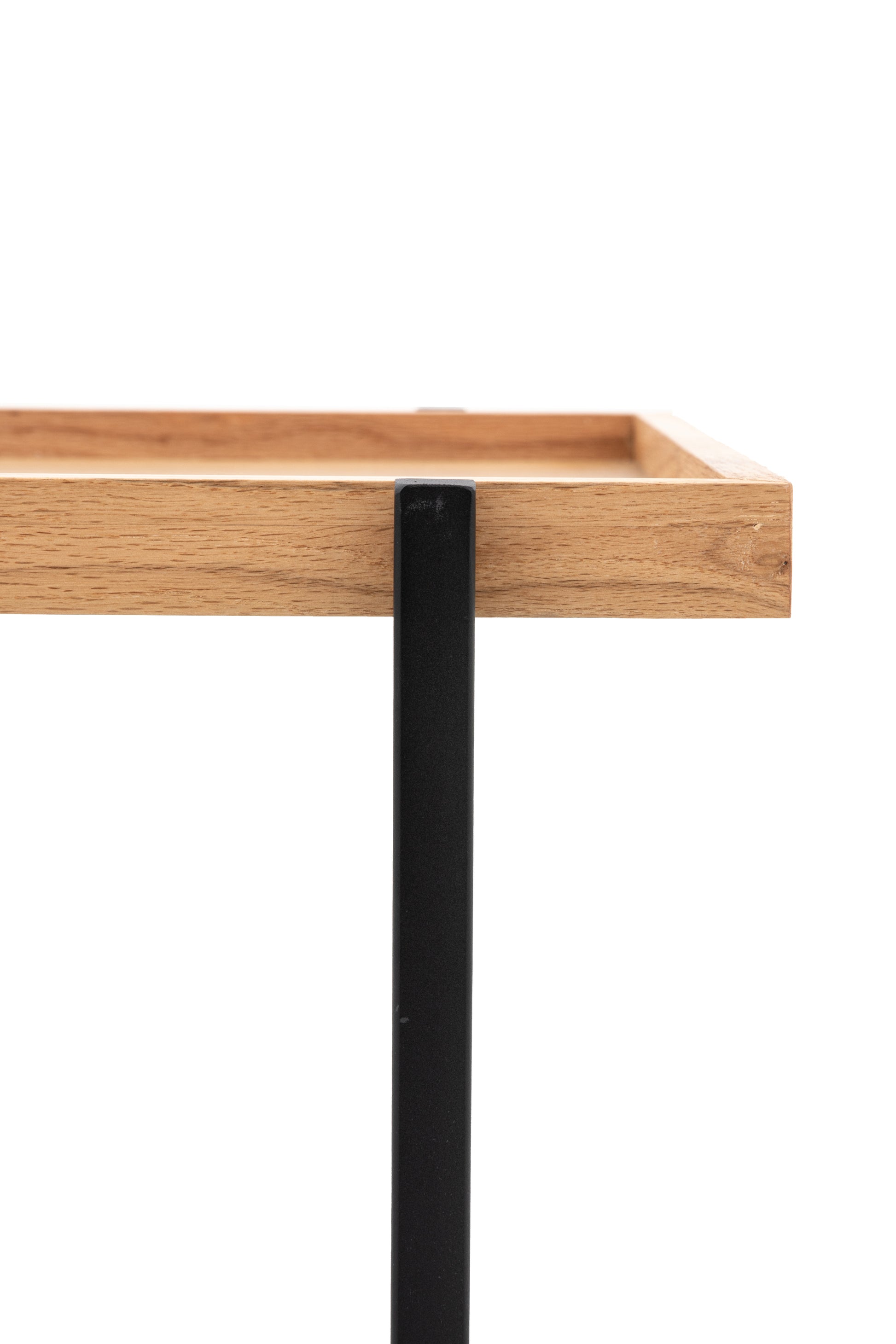 Torrington Side Table Black / Natural