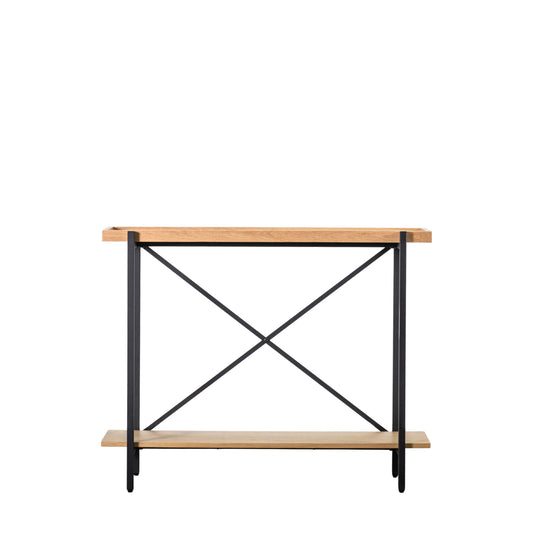 Torrington Console Table Black / Natural