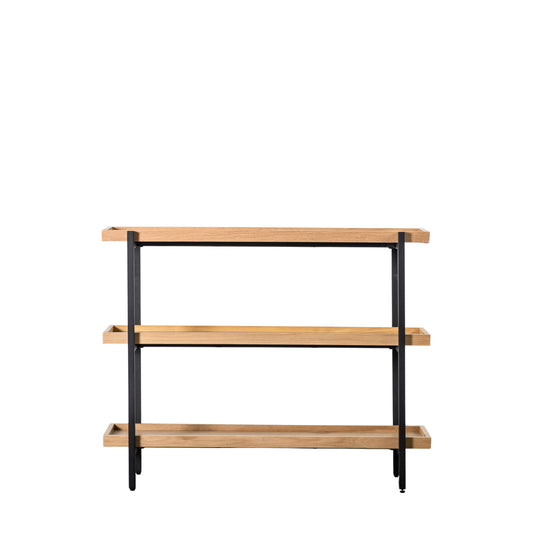 Torrington Open Display Unit Small Black / Natural
