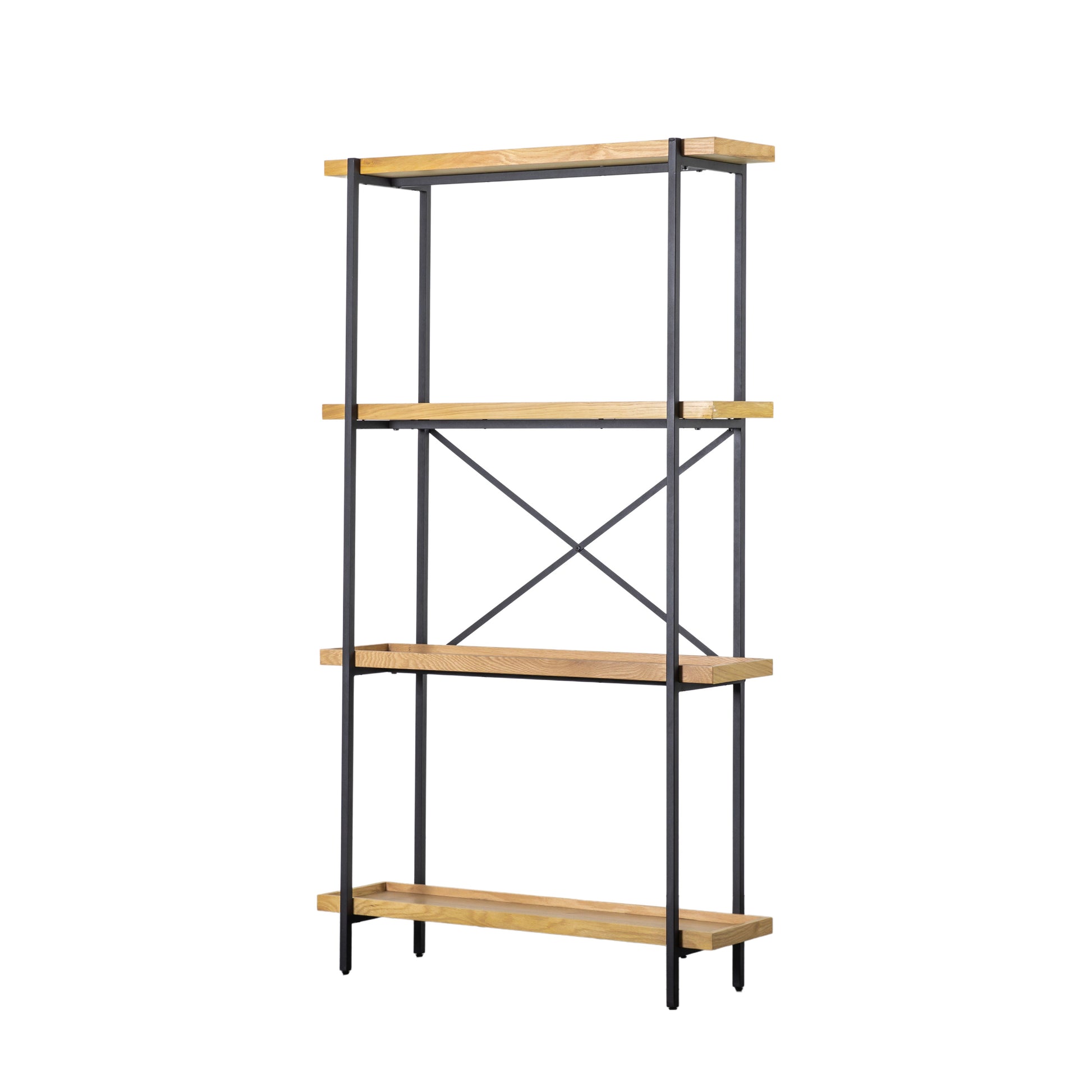Torrington Open Display Unit Large Black / Natural