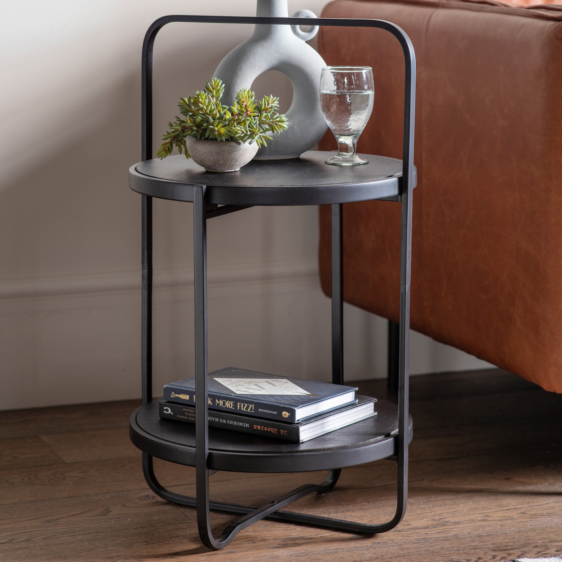 Dunley Side Table Black