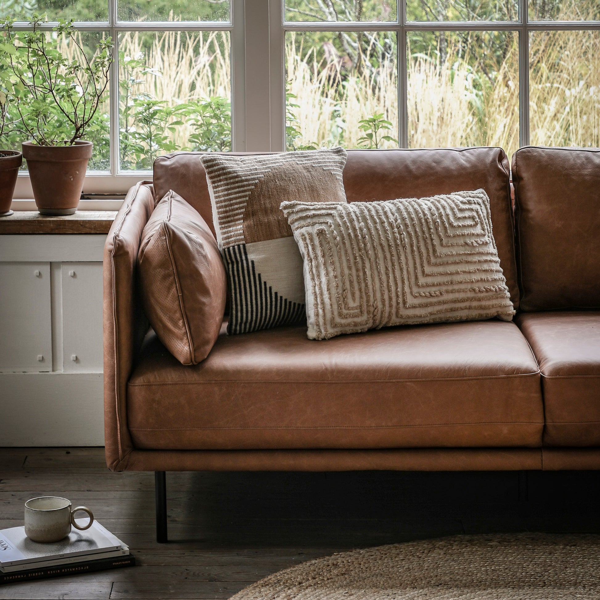 Wigmore Sofa Brown Leather