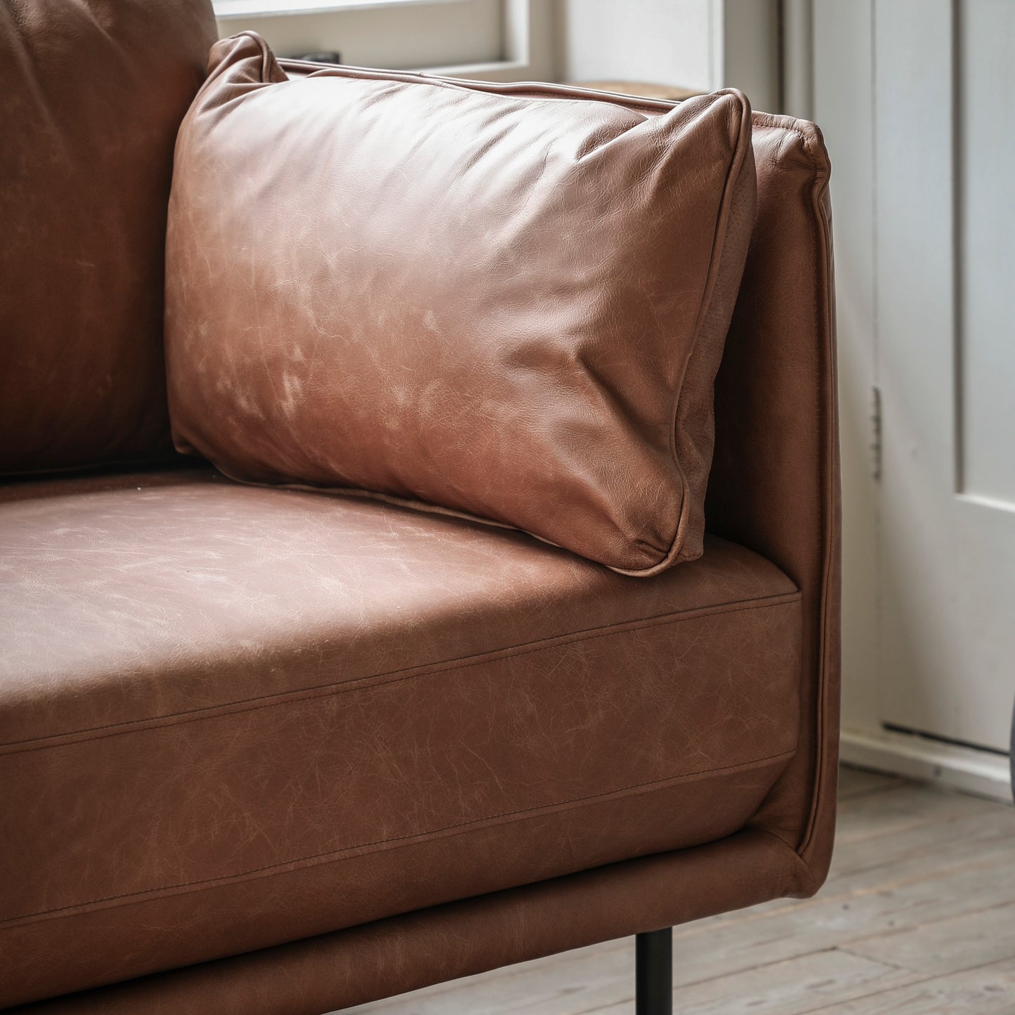 Wigmore Sofa Brown Leather