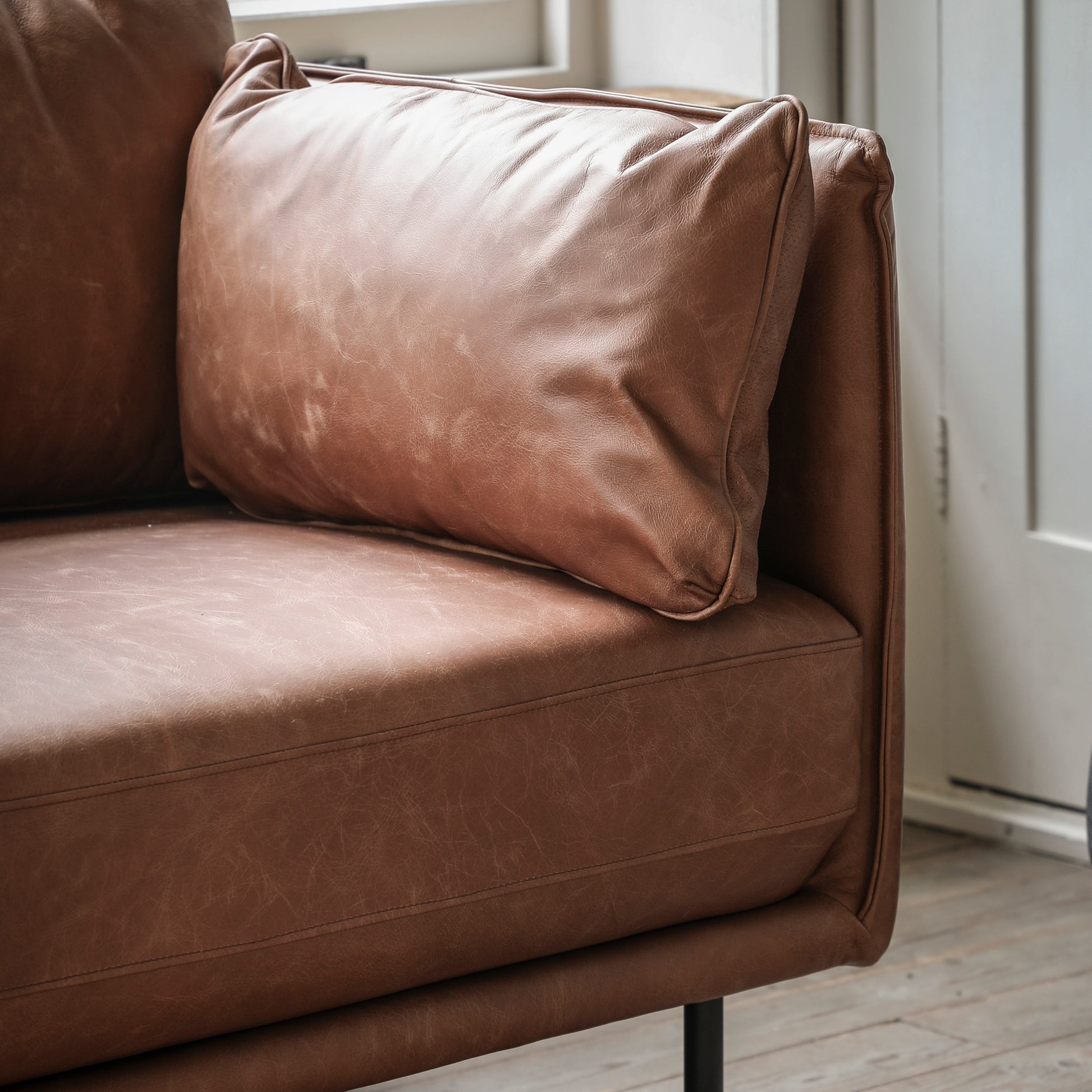 Wigmore Sofa Brown Leather