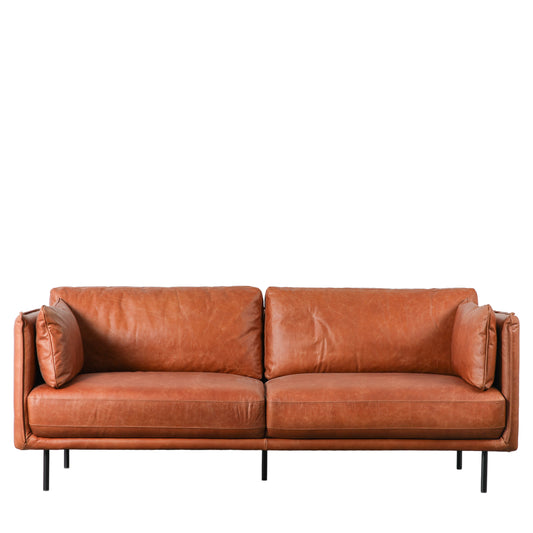 Wigmore Sofa Brown Leather