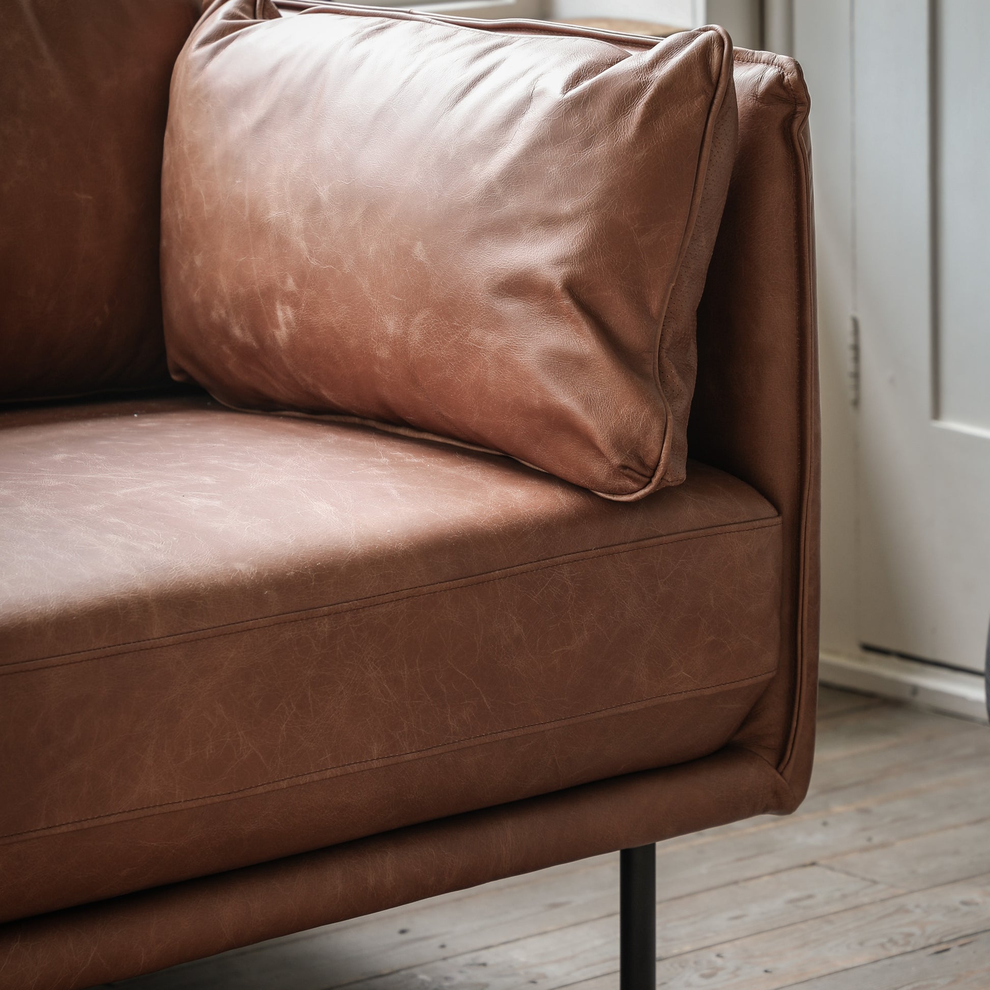 Wigmore Sofa Brown Leather