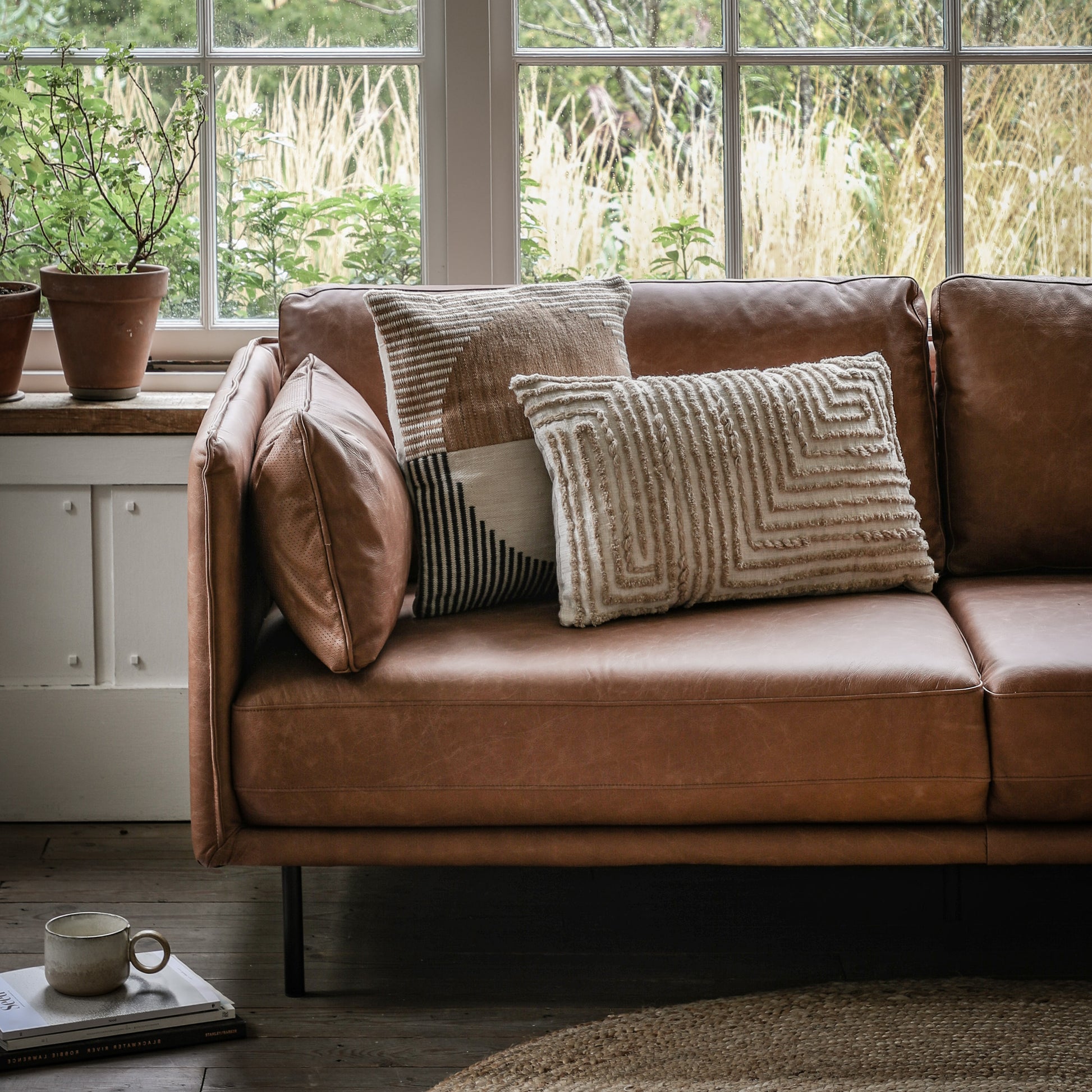 Wigmore Sofa Brown Leather