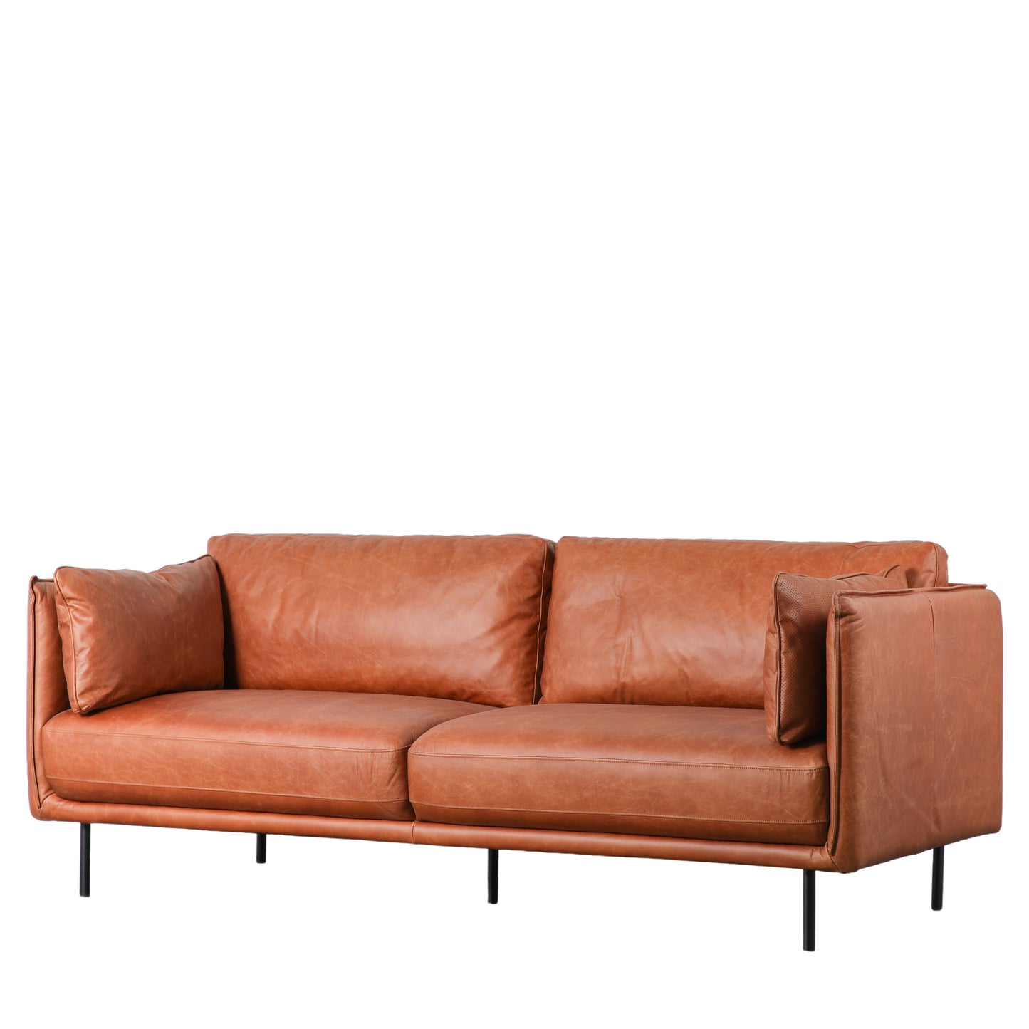 Wigmore Sofa Brown Leather