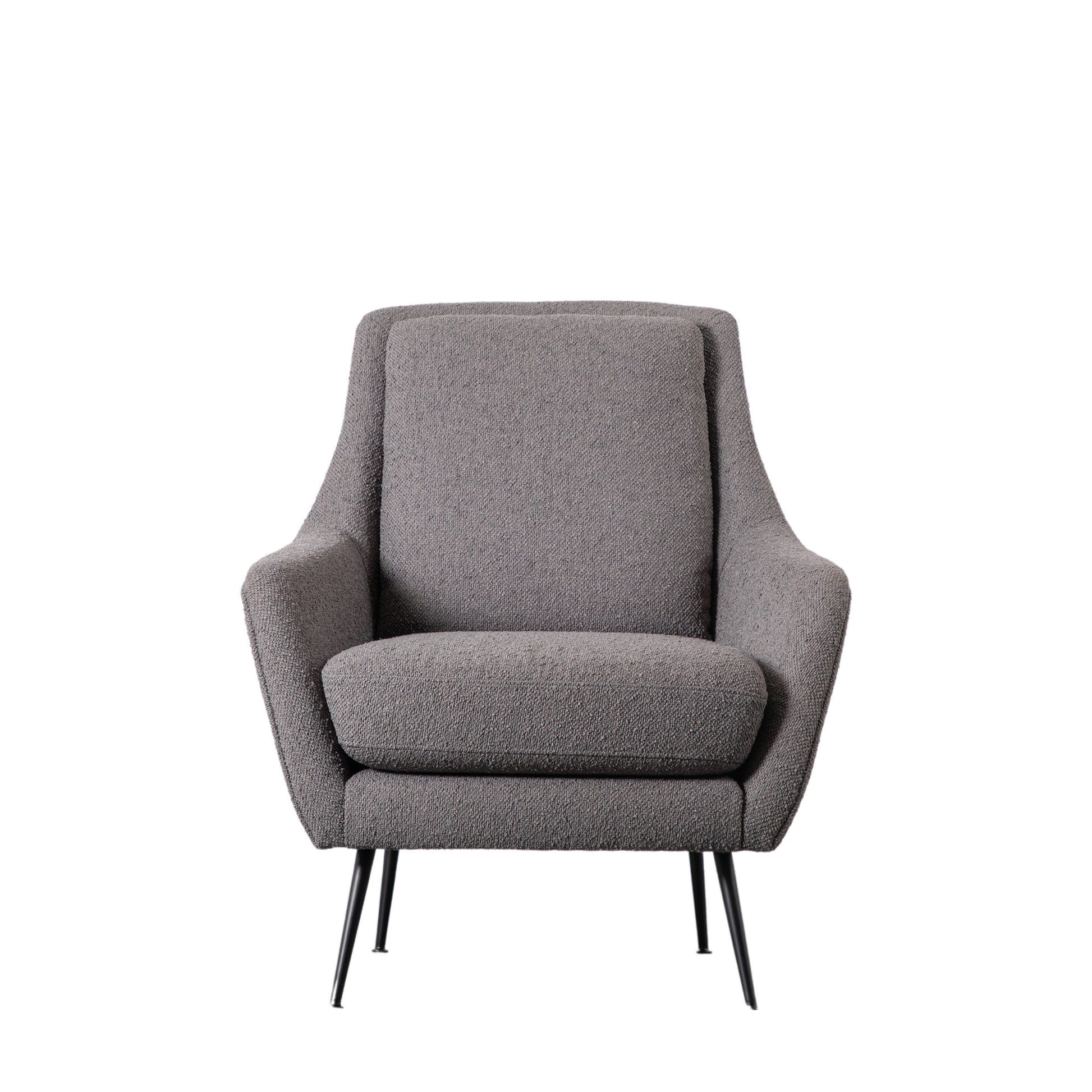 Brompton Armchair Dark Grey Linen