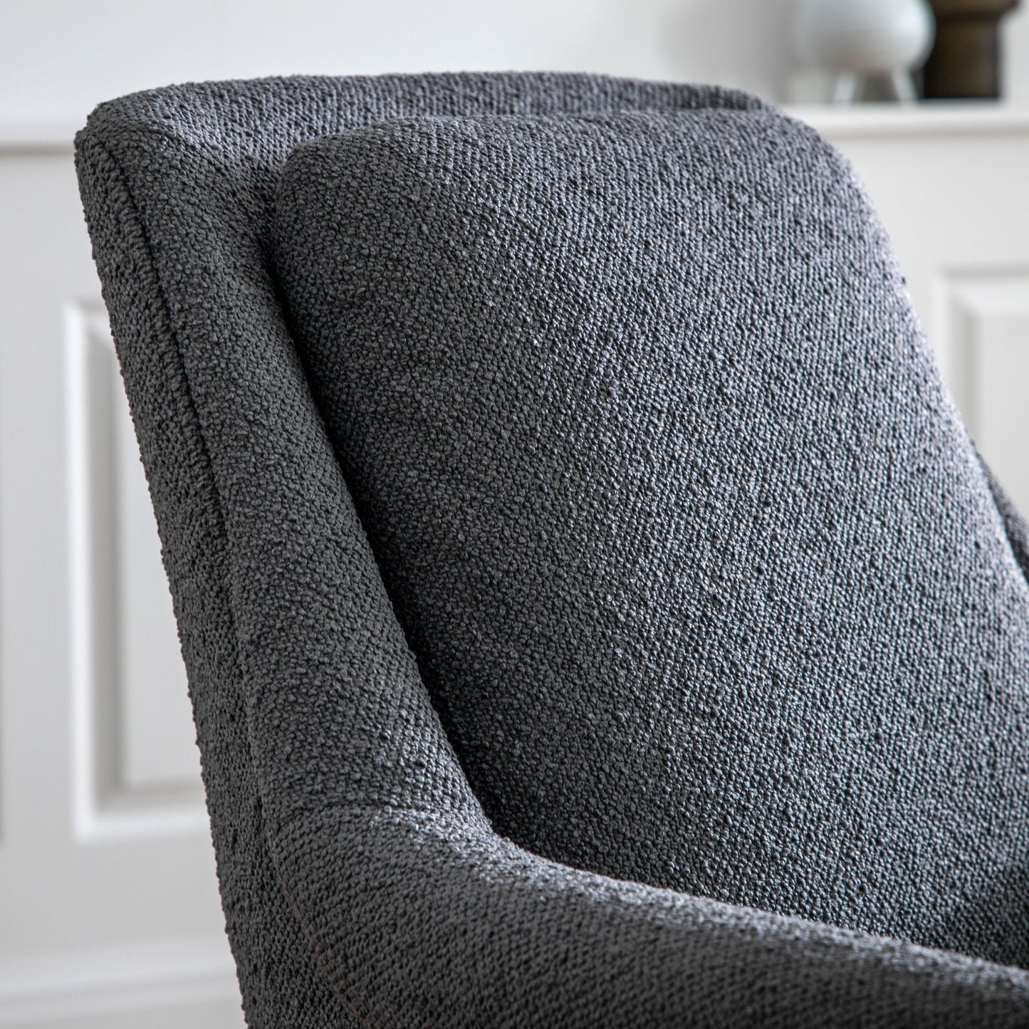 Brompton Armchair Dark Grey Linen