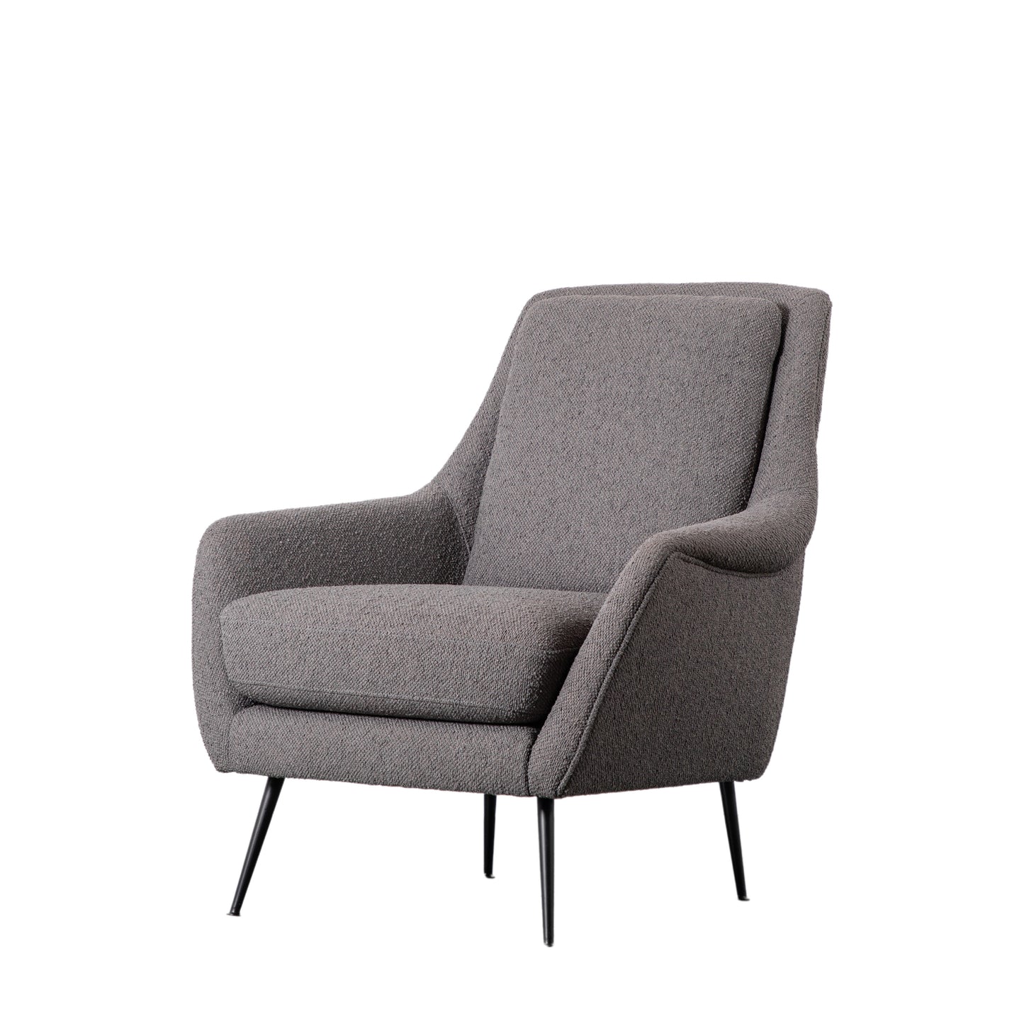 Brompton Armchair Dark Grey Linen