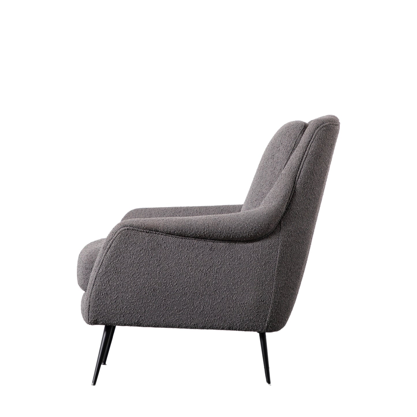 Brompton Armchair Dark Grey Linen