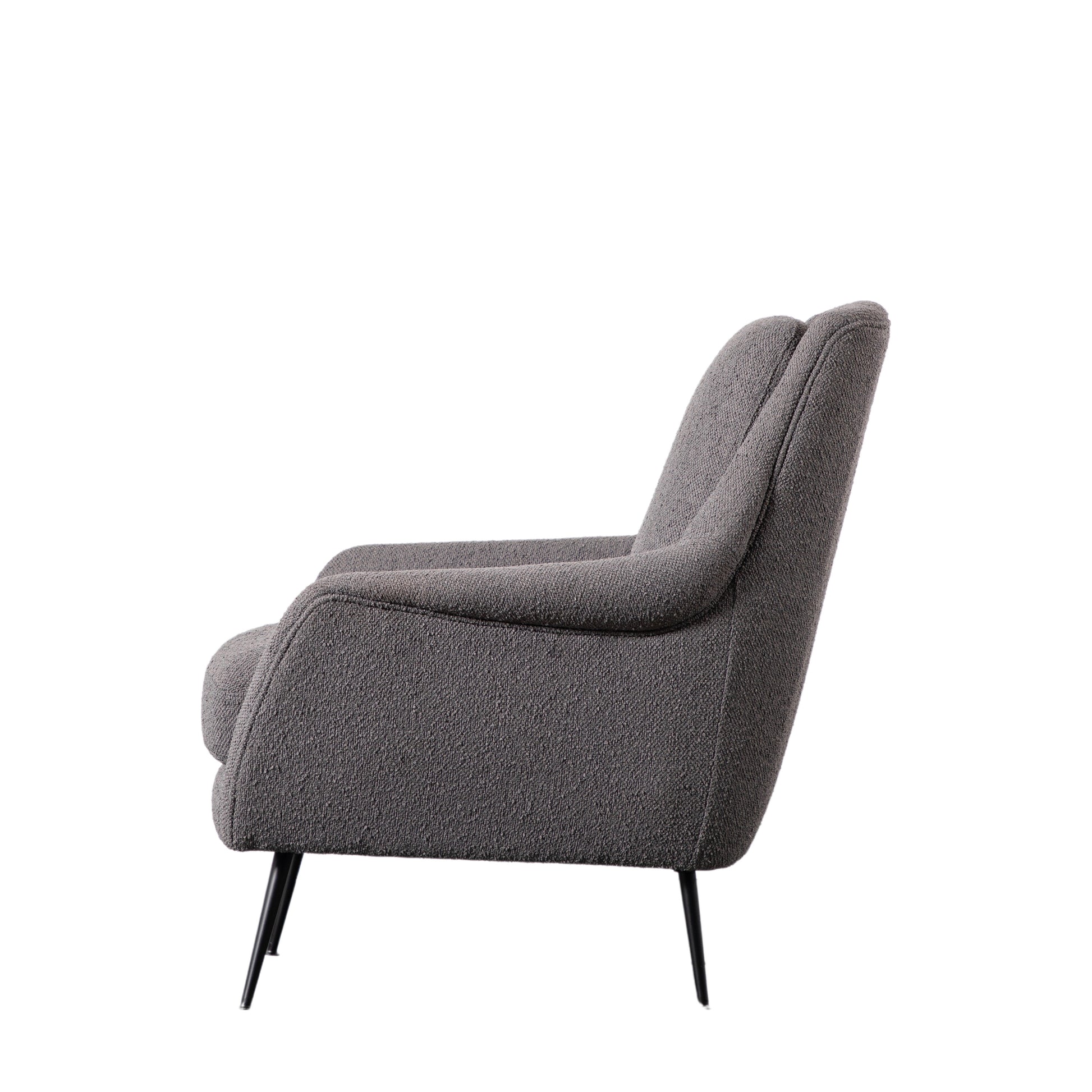 Brompton Armchair Dark Grey Linen